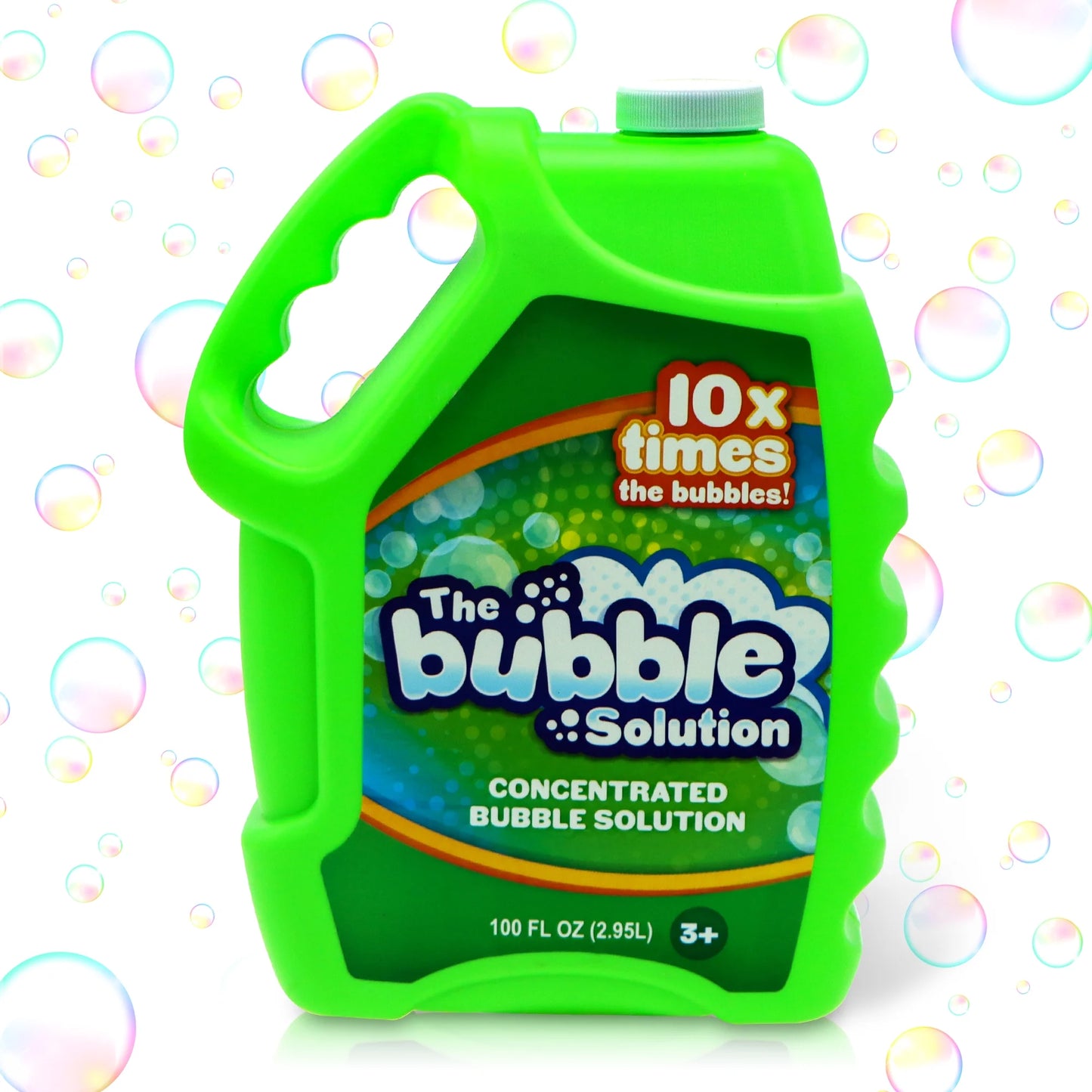 Syncfun 100 oz Concentrated Bubble Solution Refill for Kids,Up to 8 Gallon Bubble Liquid Refills for Bubble Machine,Bulk Bubbles Toy for Toddlers Boys Girls