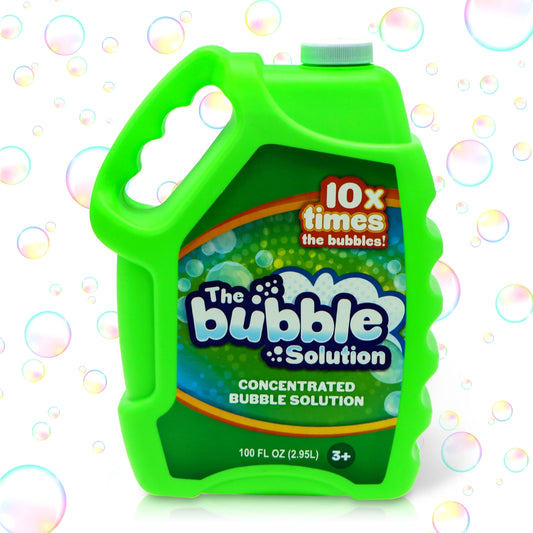 Syncfun 100 oz Concentrated Bubble Solution Refill for Kids,Up to 8 Gallon Bubble Liquid Refills for Bubble Machine,Bulk Bubbles Toy for Toddlers Boys Girls
