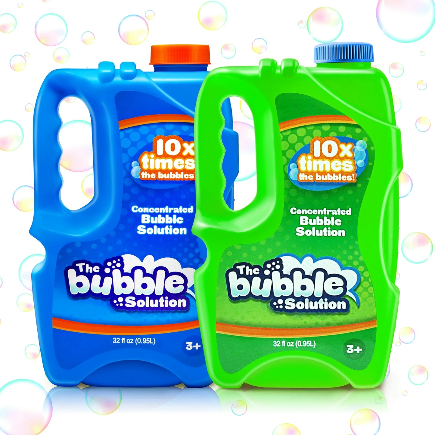 Syncfun 2 Packs Bubble Solution Refill,64 oz Bubble for Bubble Machine for Kids