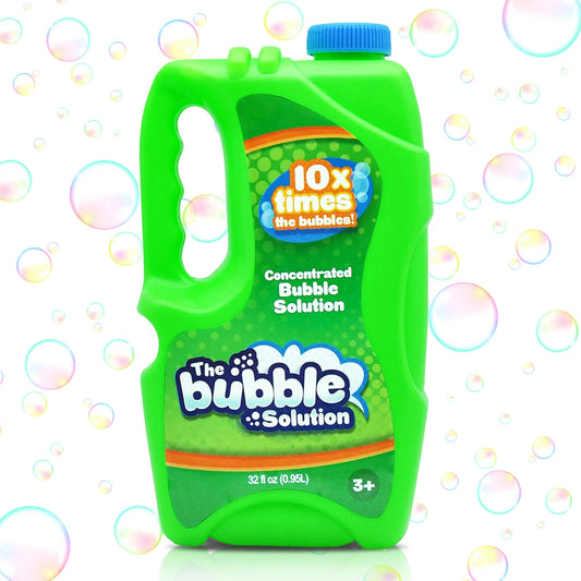 Syncfun 32 oz Bubbles for Kids,Concentrated Bubble Solution Refills (up to 2.5 Gallon) for Bubble Machines,Giant Wands and Blowers