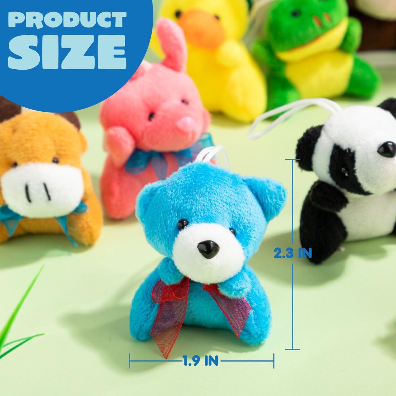 SYNCFUN 36 Pcs Mini Stuffed Animals Bulk Small Animal Plush Toys Party Favors for Kids, Pinata Fillers, Carnival Prizes, Teacher Student Gifts Prizes, Birthday Party Supplies