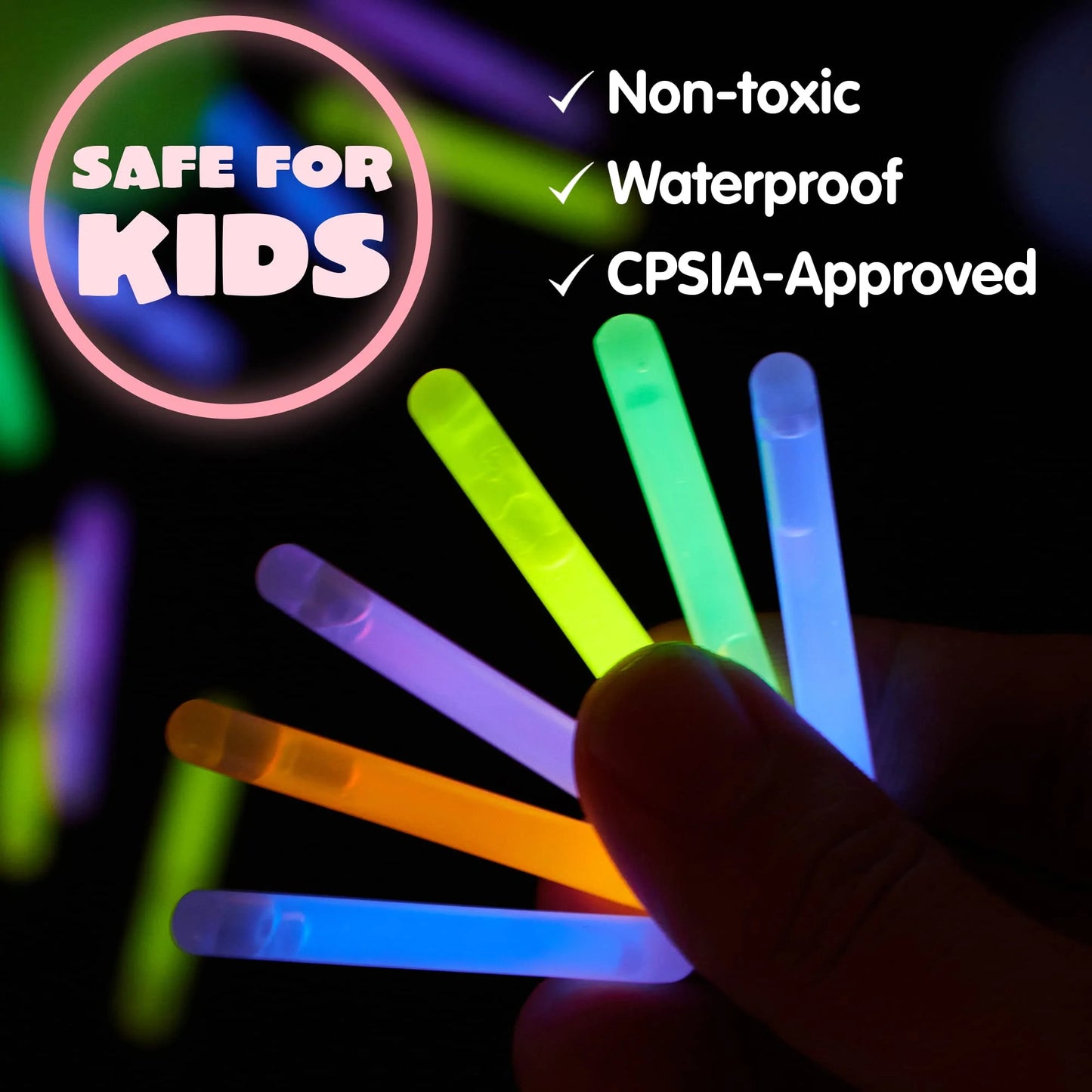 200 Easter eggs with 300 Easter glow sticks, children glow in the dark Easter basket mat
