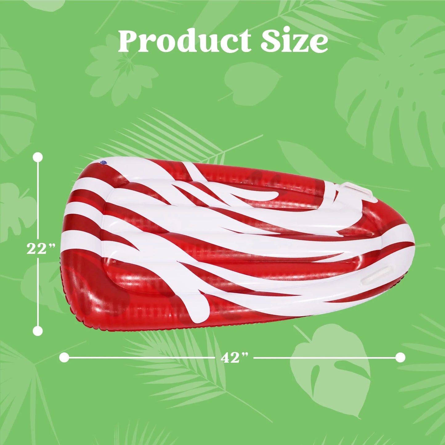 Syncfun 2 Packs Inflatable Bodyboard for Kids Swimming Pool Floating Toys
