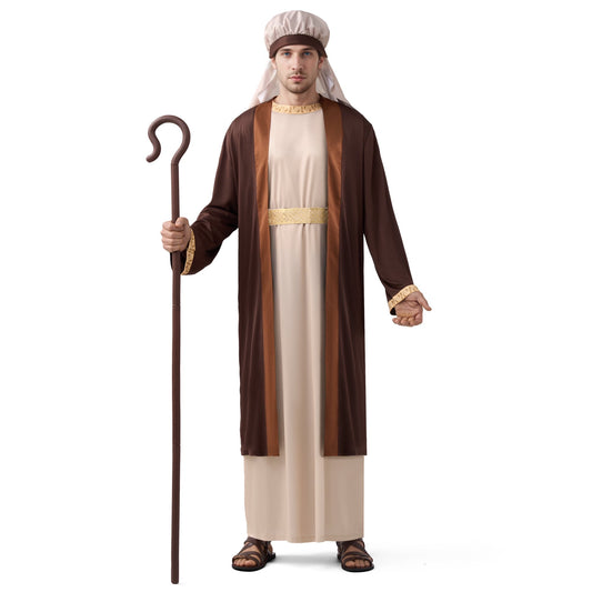 Joyfy Halloween Adult Bible Costume, Biblical Costume for Men Halloween Party Fancy Dress Cosplay