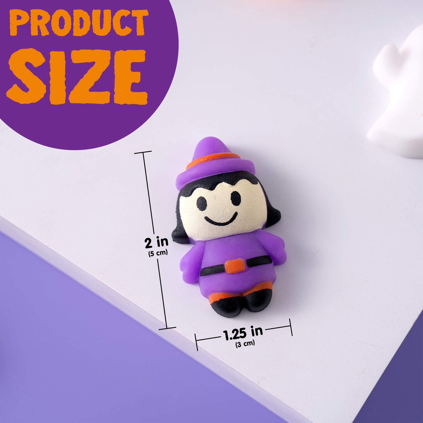 Syncfun 28 Pcs Halloween Mochi Squishy Toys,Squishy Toys for Kids,Halloween Classroom Favors Prizes Party Favors,Claw Machine Filler for Kids,Stress Relief Toys