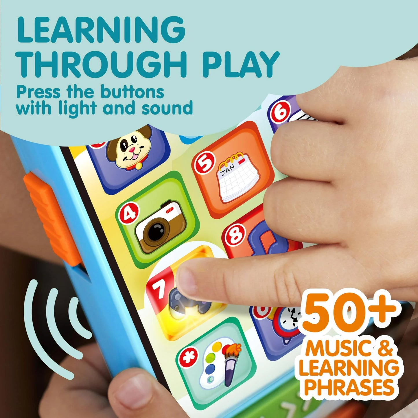 Syncfun Baby Toys 6-12 Months, Kids Cell Phone Educational Toys, Pretend Play Phone Birthday Easter Gifts for Girls Boys Age 1 2 3 Year Old