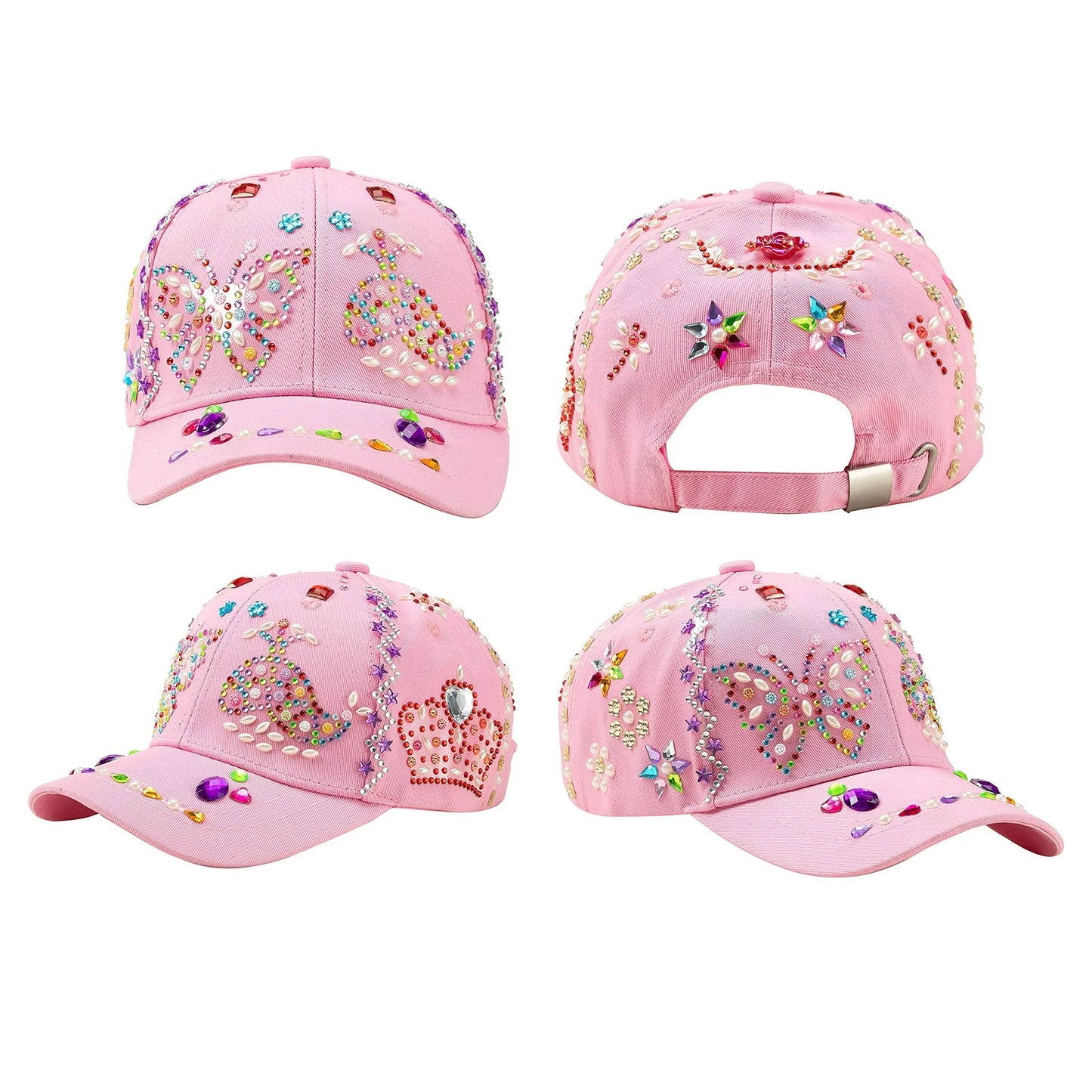 Joyfy Pink Baseball Cap Art Set, Arts And Crafts For Kids Ages 8-12, Birthday Toys Gifts For Girls Art Supplies