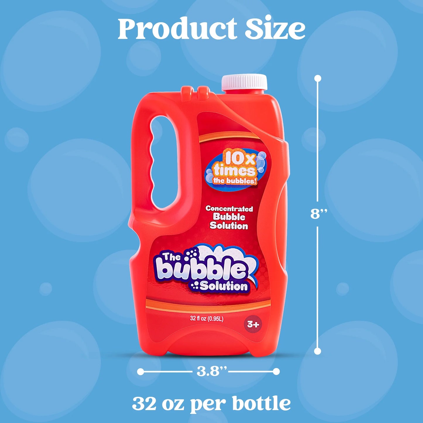 Syncfun 32 oz Bubbles for Kids,Concentrated Bubble Solution Refills (up to 2.5 Gallon) for Bubble Machines,Giant Wands and Blowers