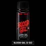 Joyfy 2 oz Halloween Fake Blood,Vampire Blood Makeup Gel,Halloween Blood Zombie Makeup,Vampire Makeup Kit for Adults,Halloween Costume Vampire Accessories