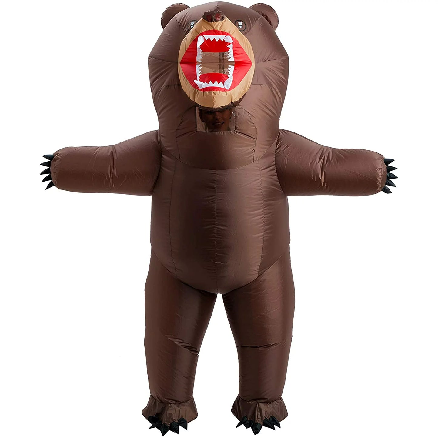 Spooktacular Creations Inflatable Bear Costume for Adult, Full Body Air Blow-up Deluxe Halloween Costume-One Size