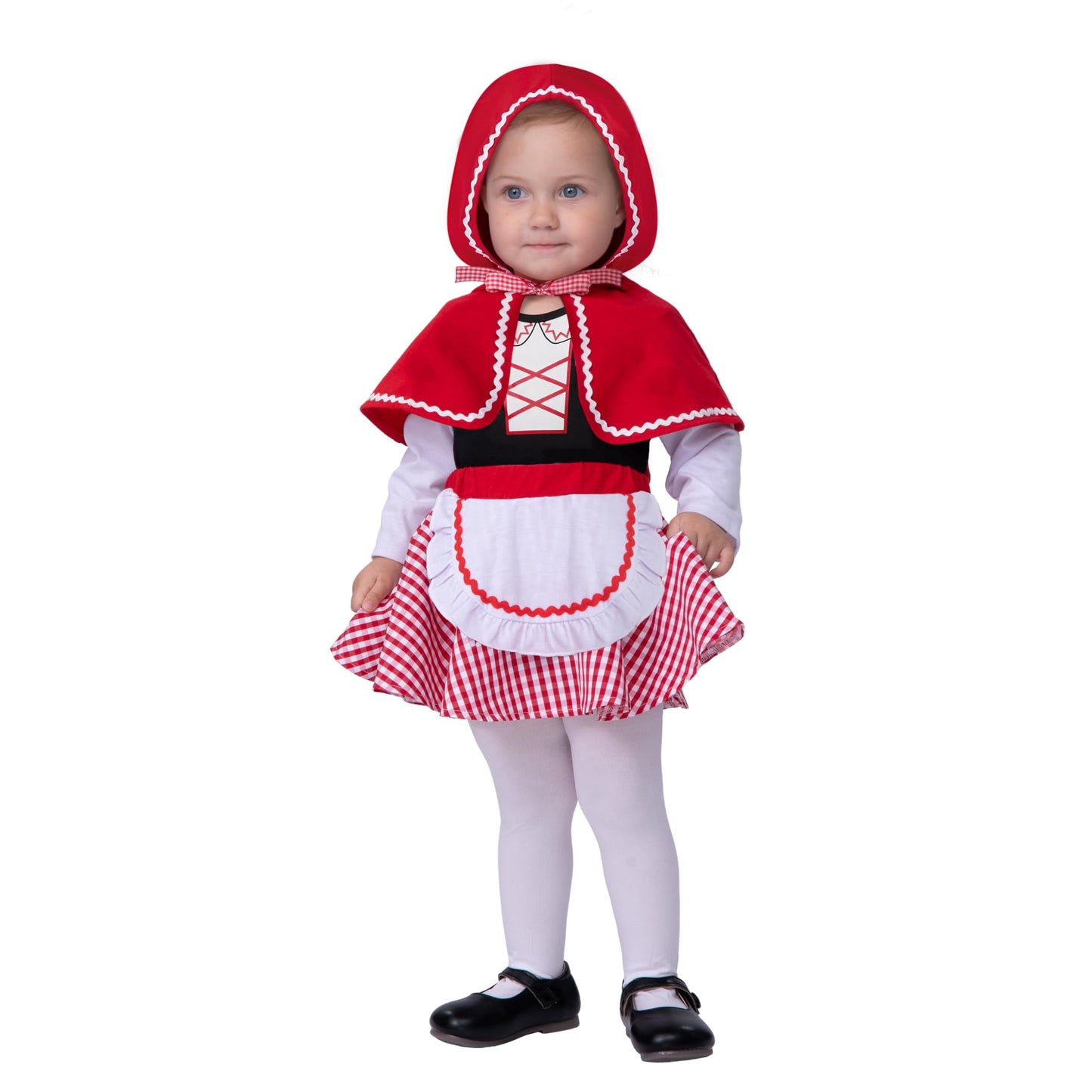 Joyfy Baby Little Red Riding Hood Costume for Toddler Girls Halloween Dress Up Party Cosplay
