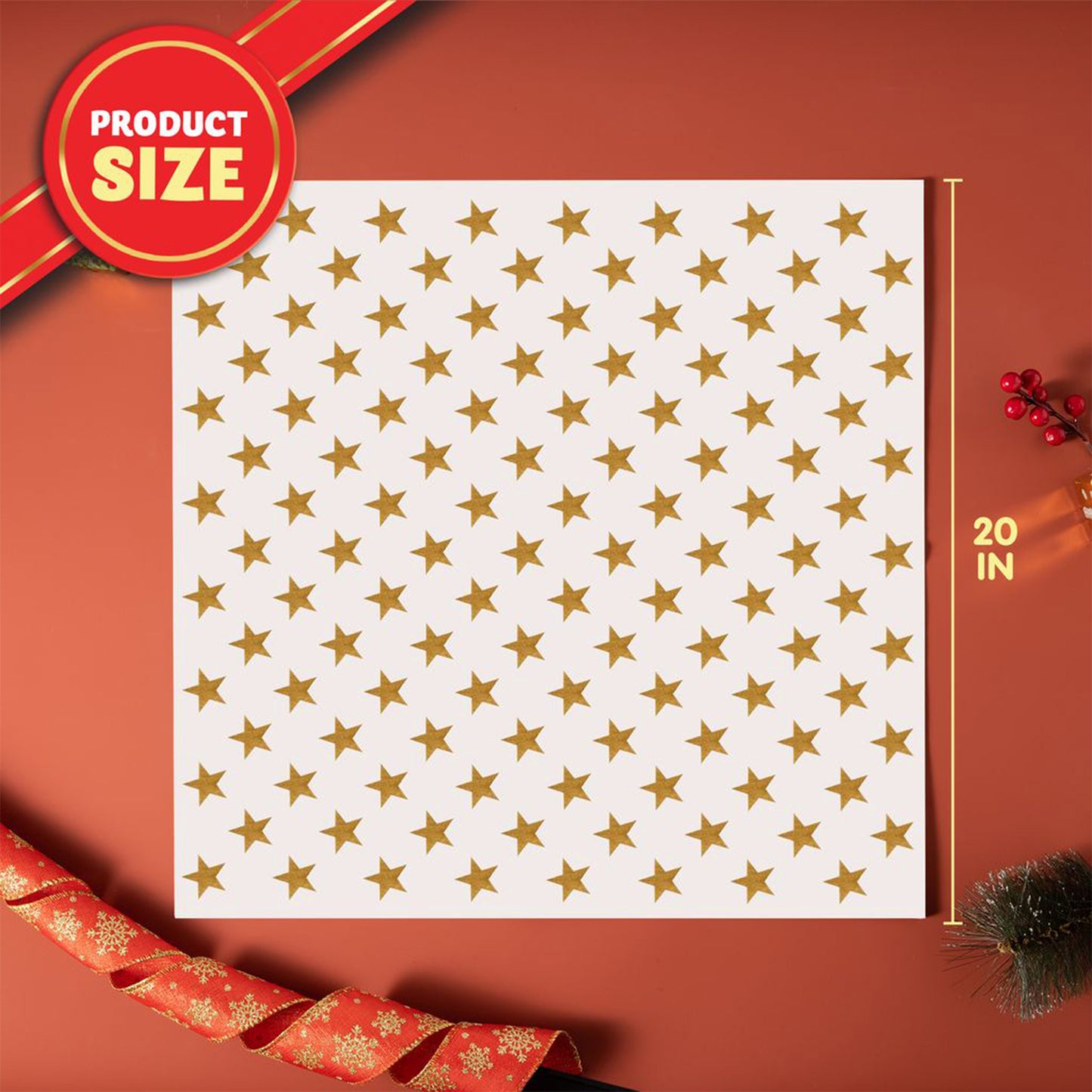 SYNCFUN 150 Sheets Christmas Tissue Paper Assorted Metallic Silver and Gold (20" x 20") Holiday Gift Wrapping for Party Favors Goody Bags, Xmas Presents Wrapping Stocking Stuffers