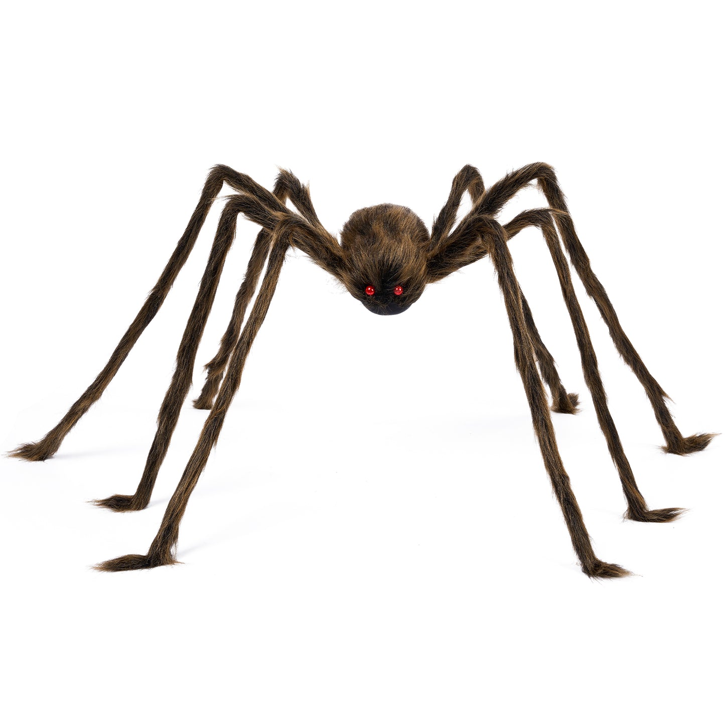 Joyfy 5 FT Giant Spider Halloween Decorations,Scary Spider Halloween Decorations Outdoor Party Decorations Props Halloween Yard Decorations,Brown