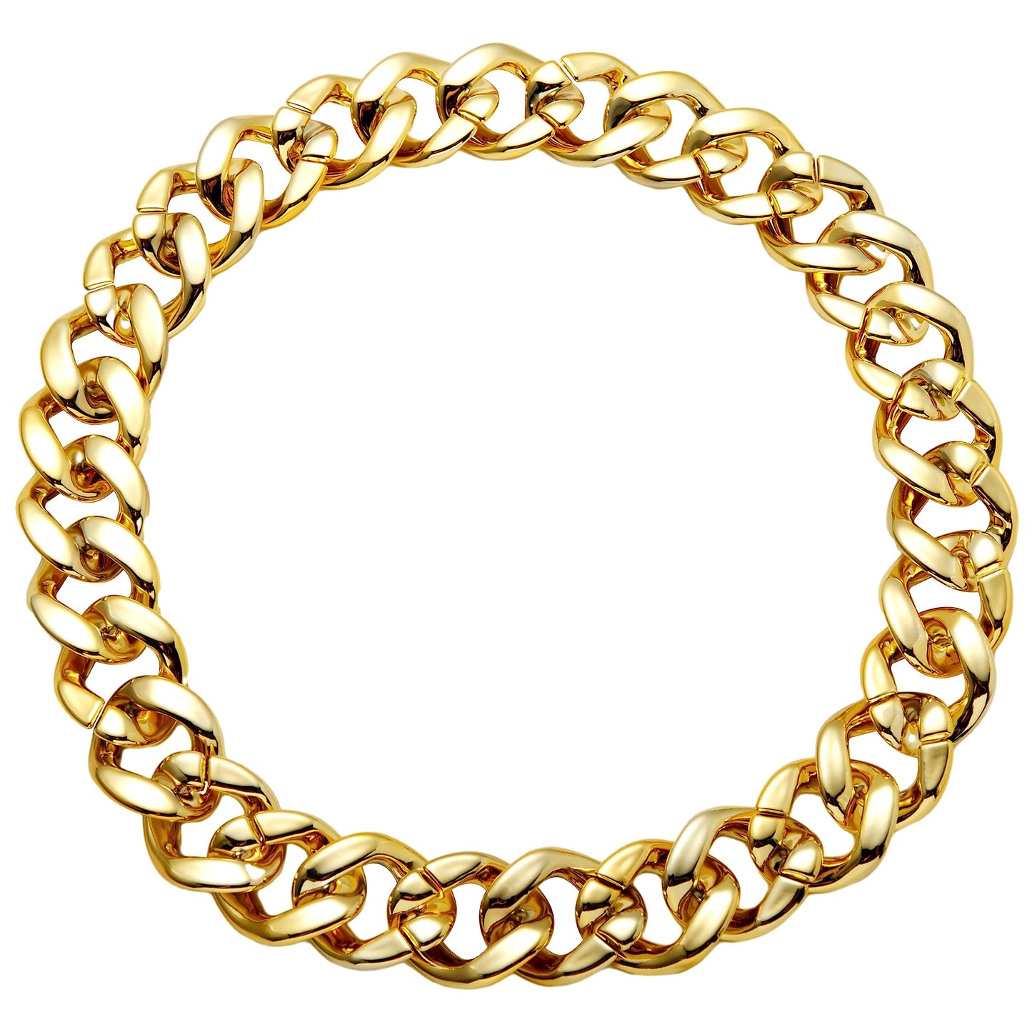 SYNCFUN Halloween Necklace Gold Chain,Plastic Chunky Fake Mens Women Chain,80s 90s Hip Hop Gold Jewlery Outfits Accessory,Halloween Props Costume