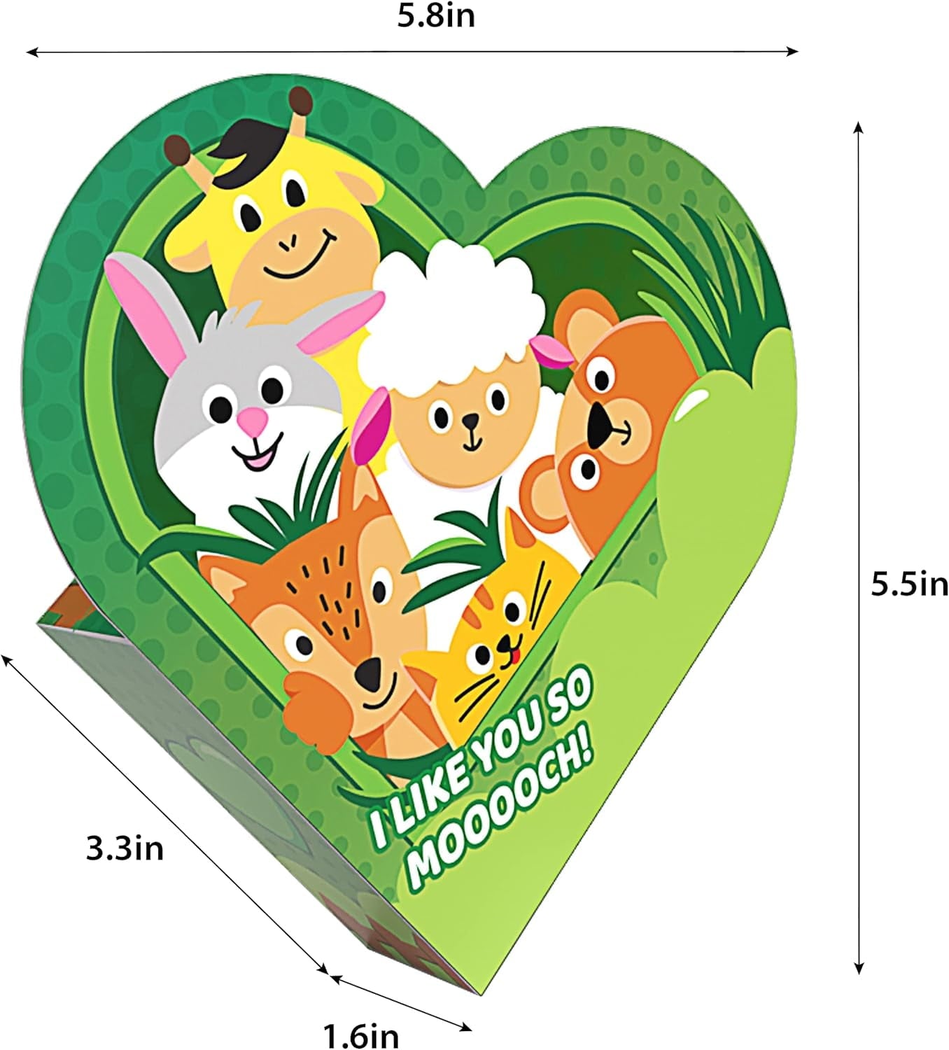 24 Pcs Valentines Day Cards With Animals Building Blocks for Kids, Building count Blocks with Heart Shaped Boxes, Valentines School Class Exchange Card Gifts Boys Girls, Award Party Favors