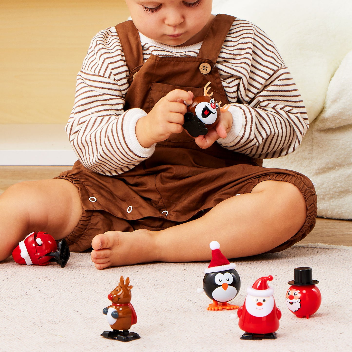 Joyfy 24 Pcs Christmas Wind Up Toys for Kids Party Favors,Clockwork Toys for Child Xmas Stuffers Birthday Gifts