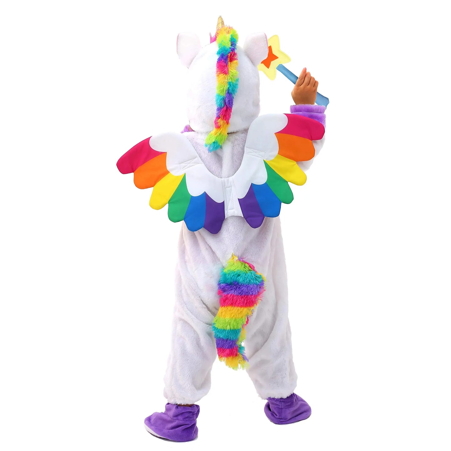 Syncfun Halloween Unicorn Pajama for Kids, Halloween Animal Dress Up Party, Role play and Cosplay Costume-3-4 years