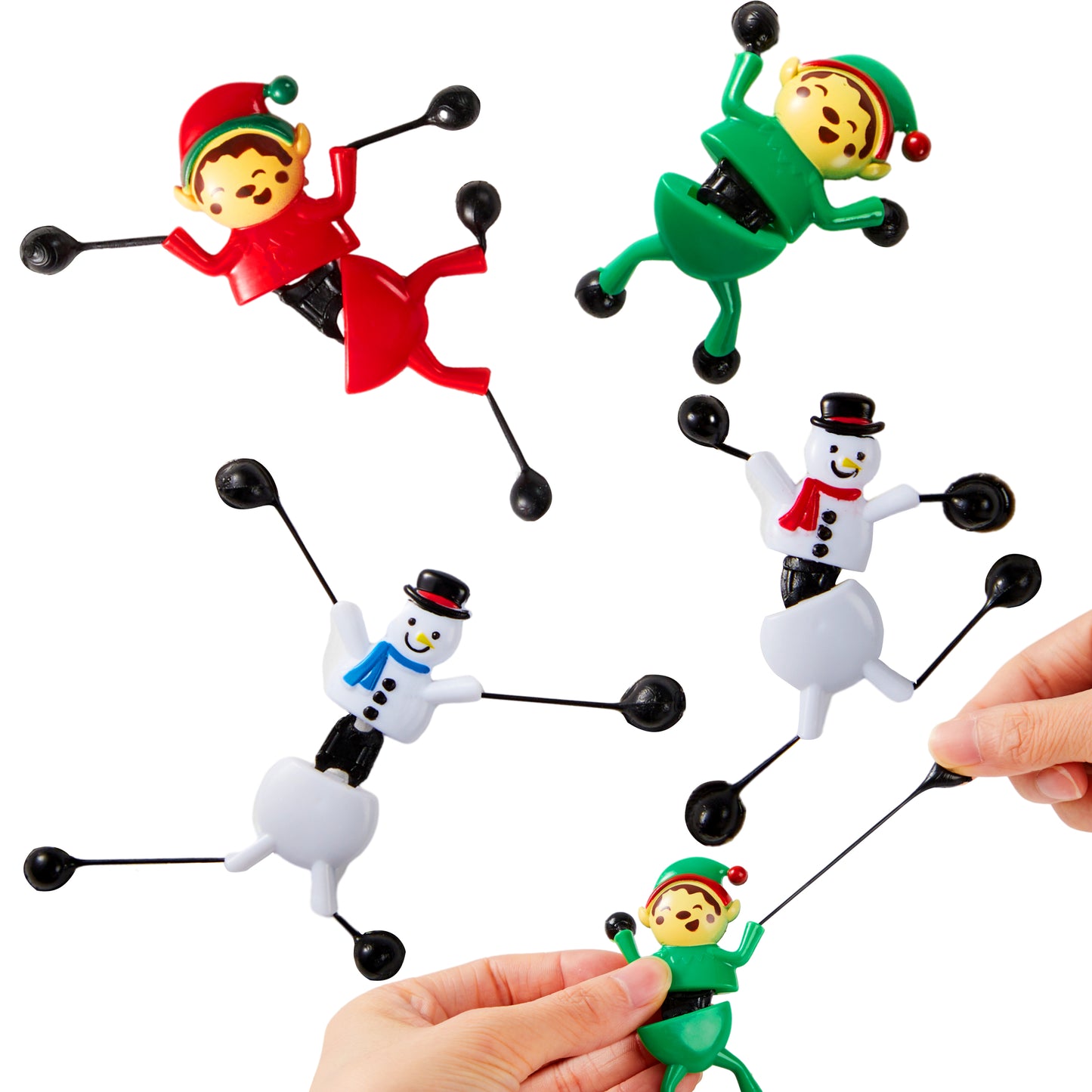 Joyfy Kids Christmas Party Favors,Climbing Man Stretchy Toys
