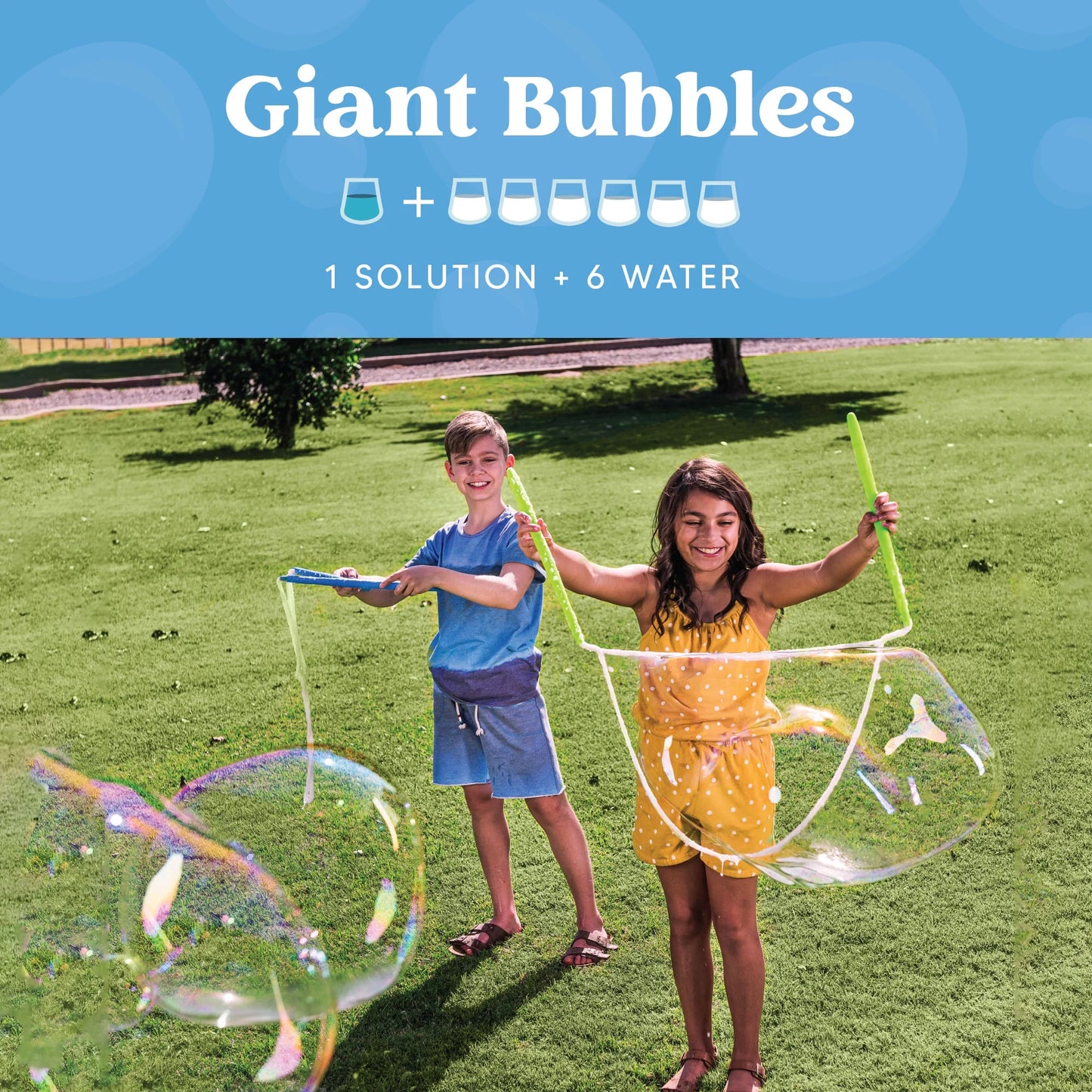 Syncfun 100 Oz Concentrated Bubble Solution, up to 8 Gallon for Bubble Machine ,Bulk Bubbles Outdoors for Summer Party Favor