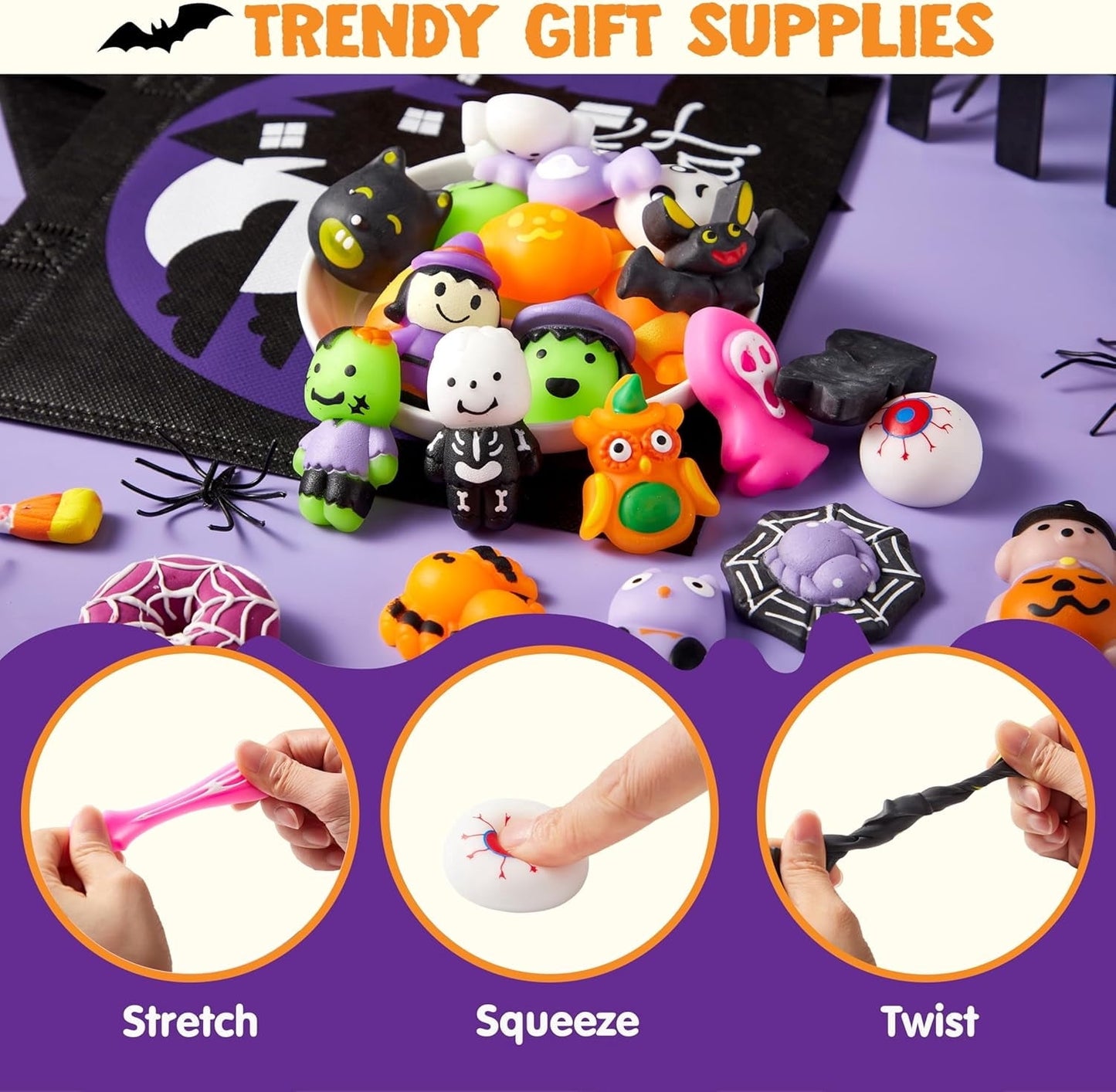 Joyfy Halloween Mochi, 48 Pieces