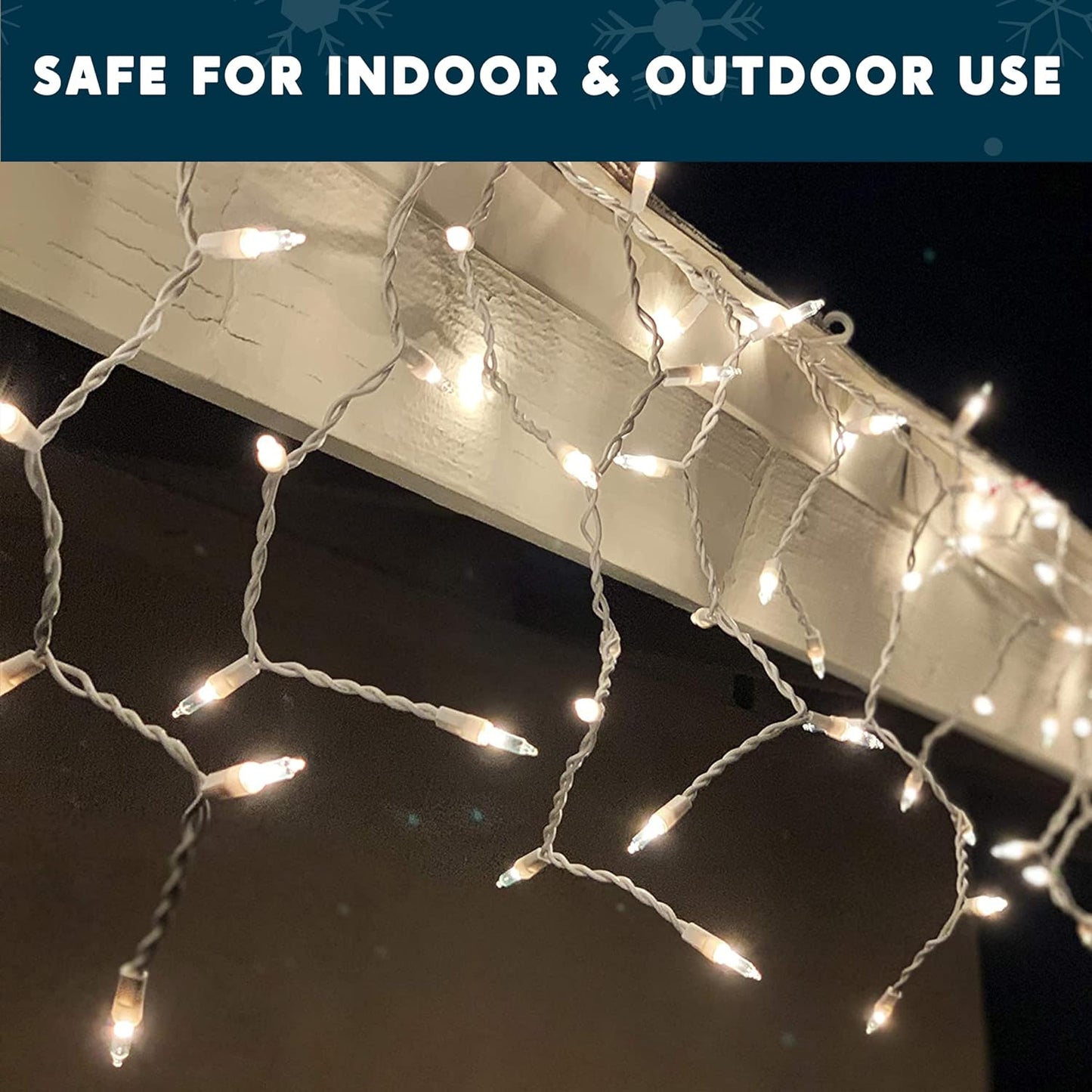 Syncfun 3 Pack of 150 Christmas Net Lights for Bushes,4 x 6 FT Warm White Incandescent Christmas Lights Net Lights Outdoor Mesh Lights for Bushes Garden Party Xmas Tree Decoration