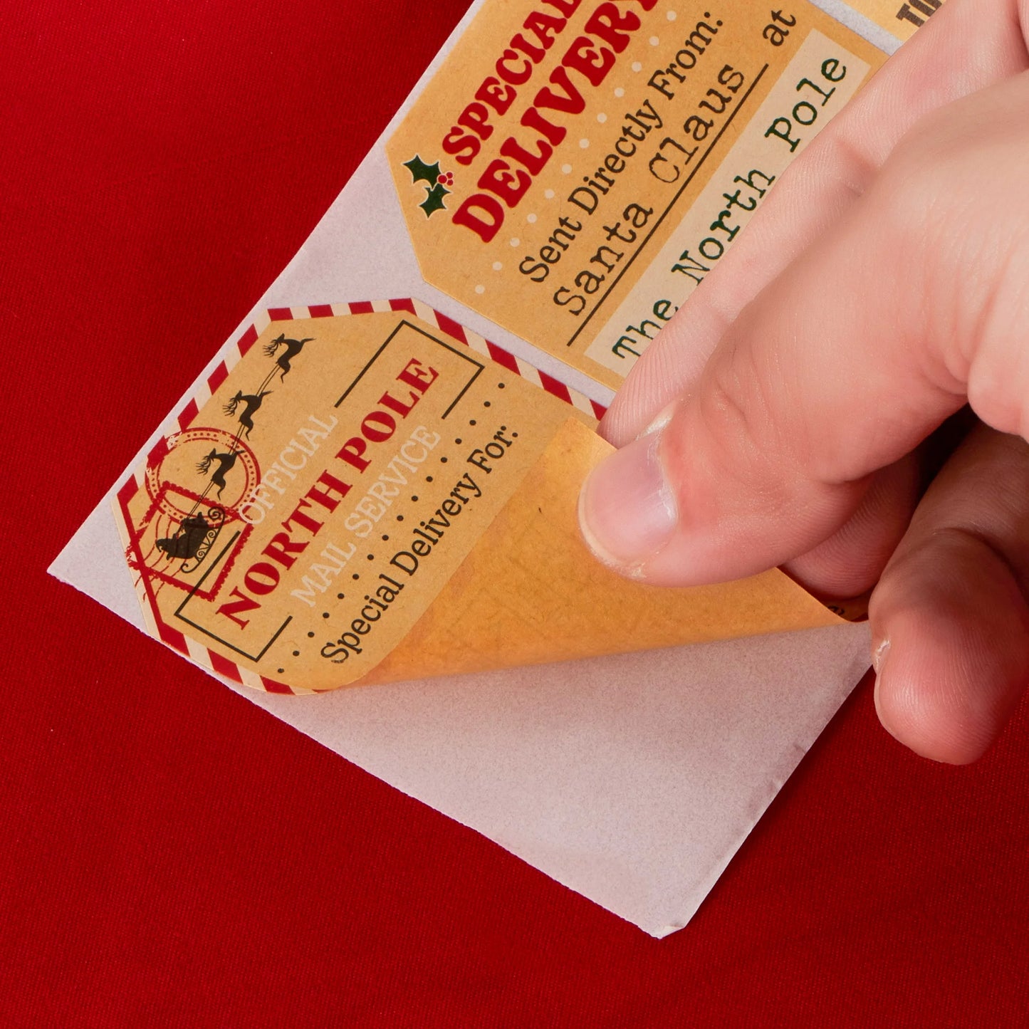 SYNCFUN Christmas Gift Tag Kraft Paper North Pole Style