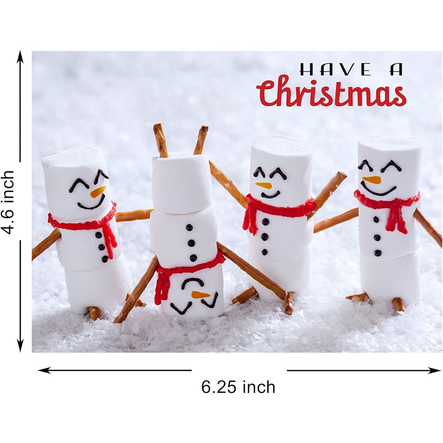 Joyfy 72 Pcs Christmas Holiday Greeting Cards with Envelopes for Winter Xmas Season Merry Christmas Cards, Winter Animal Collection, Wintertime Gifts Cards