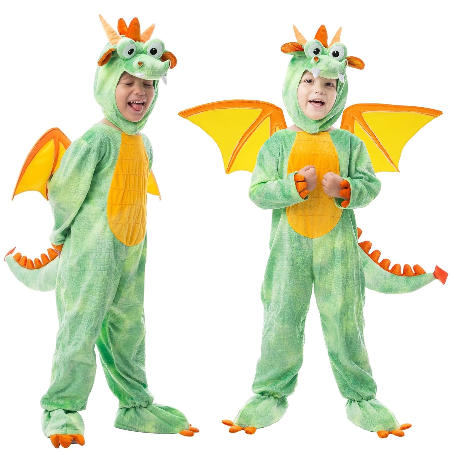 Joyfy Halloween Toddler Dinosaur Costume, Pteranodon Costume with Tail, Suitable for Kids' Halloween Dress up Party