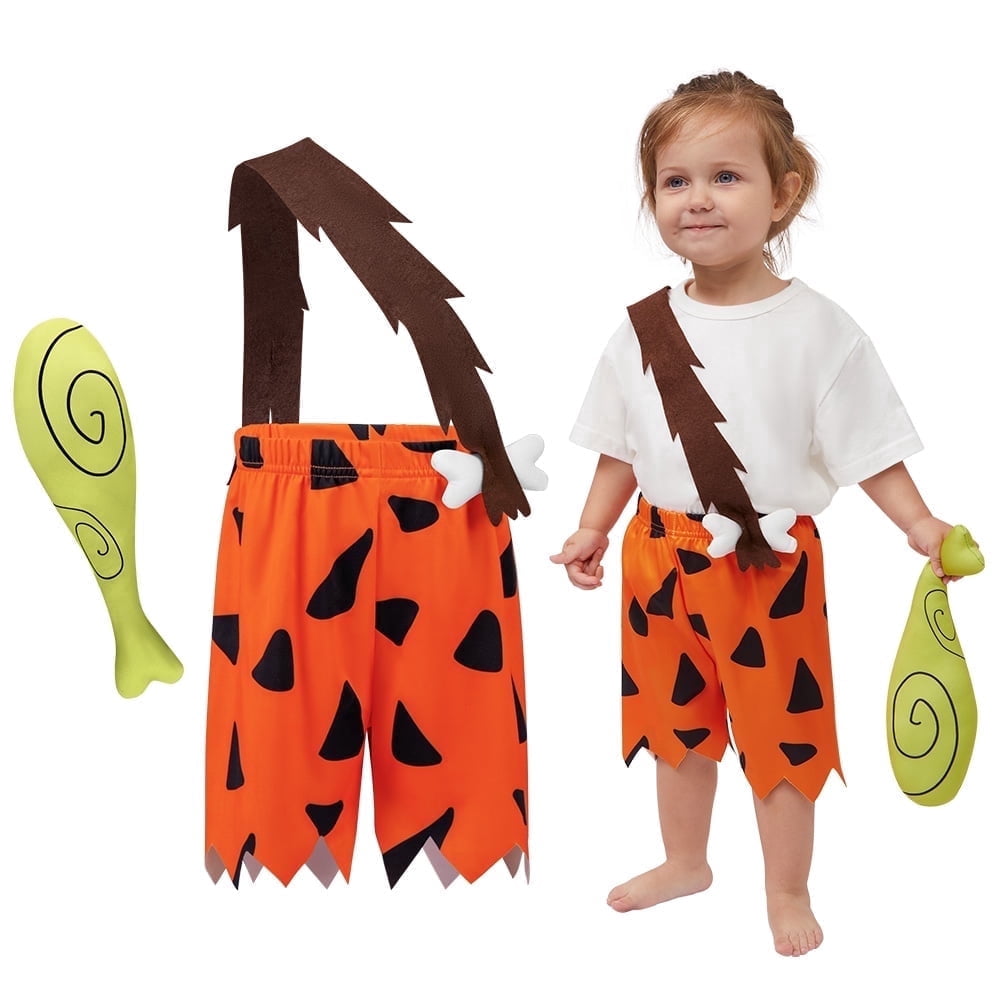 Joyfy Halloween Toddler Caveman Costume, Baby Boy Costume, Halloween Family Role Play Costume for Ages 0 4