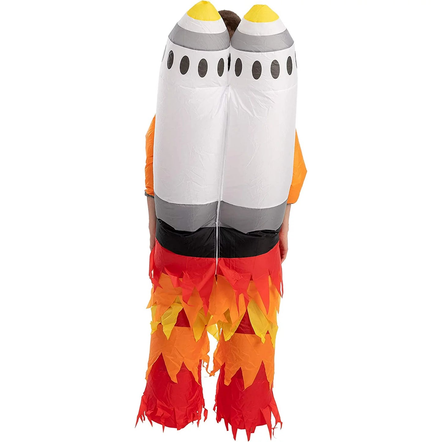 Spooktacular Creations Inflatable Halloween Costume for Adult Jet Pack Astronaut Inflatable Costume with Rockets, Halloween Unisex Cosplay Accessories, Space Costume