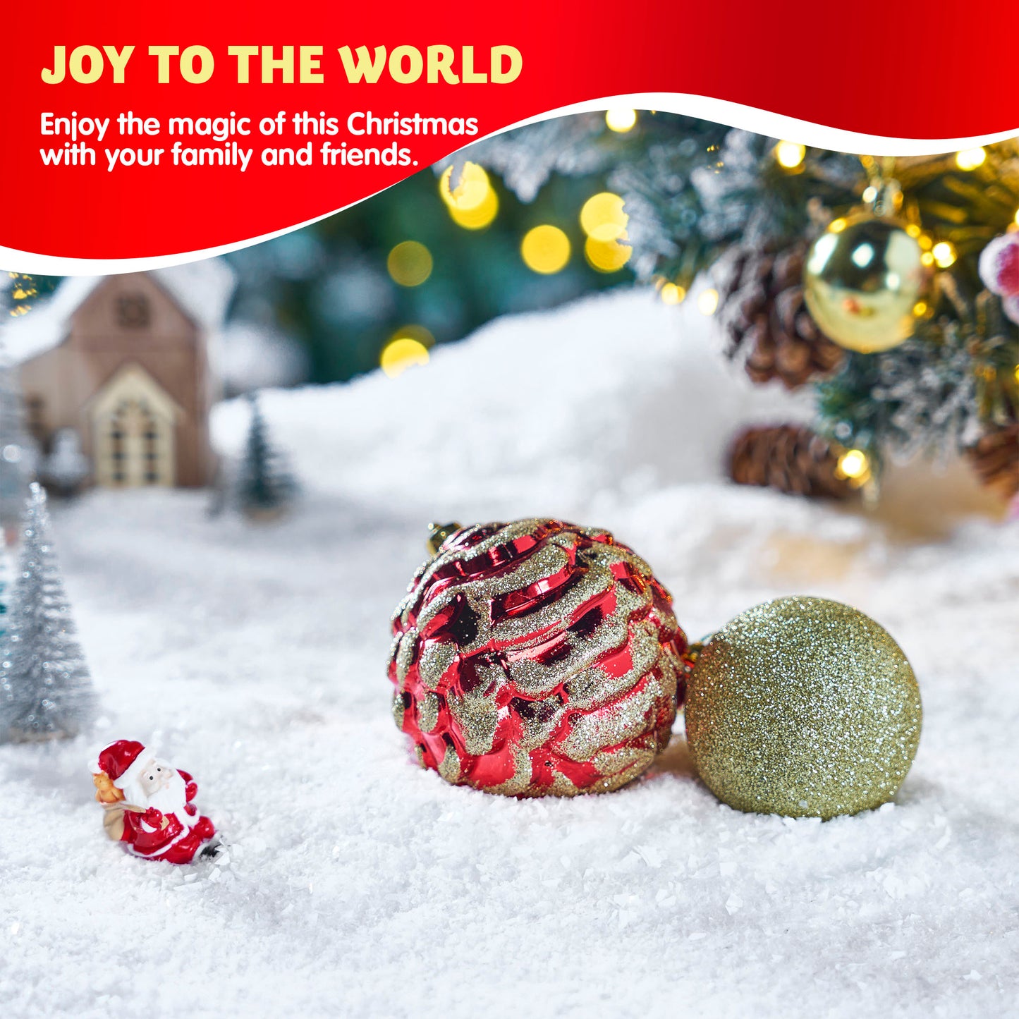 SYNCFUN 6 Oz Christmas Artificial Snow, Plastic Fake Snowball for Christmas Tree Decoration, Xmas Party Favors, Holiday Supplies, Winter Displays, Fake Snow Crafts, and Winter Decor