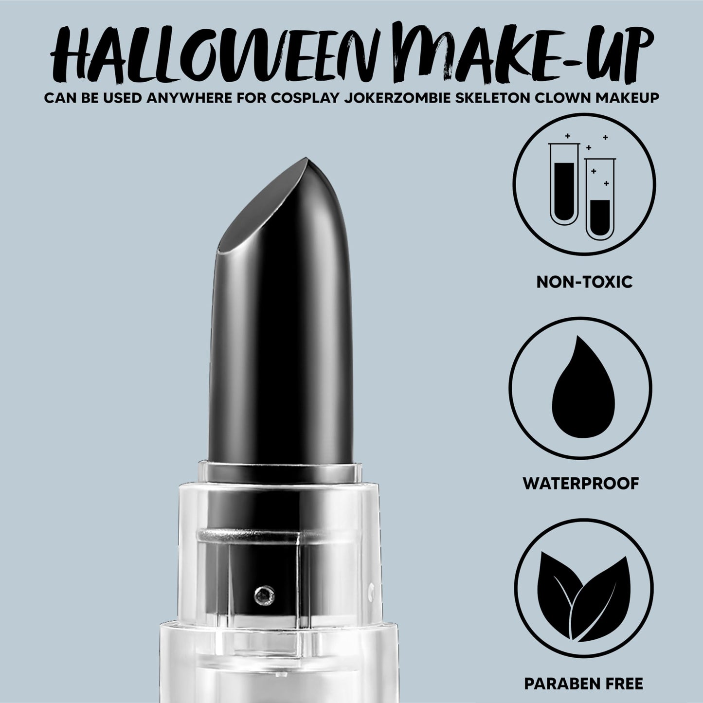 Joyfy Halloween Makeup Stick,Halloween Face Painting Kit SFX Makeup for Zombie Vampire Skeleton Cosplay for Adult Kids