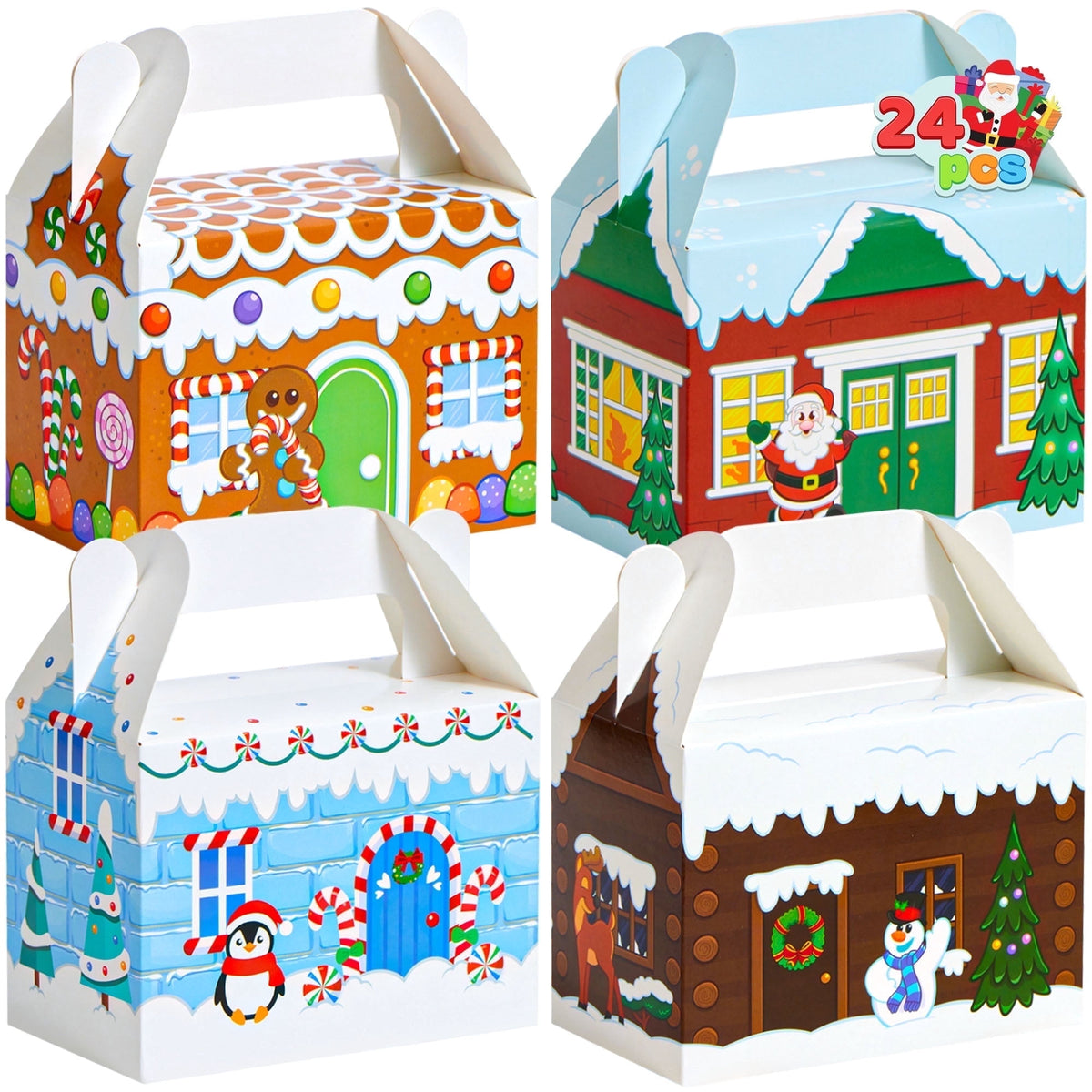 Joyfy 12 Pcs Christmas Shirt Gift Boxes with Lids for Presents, Large Robe Cardboard Boxes