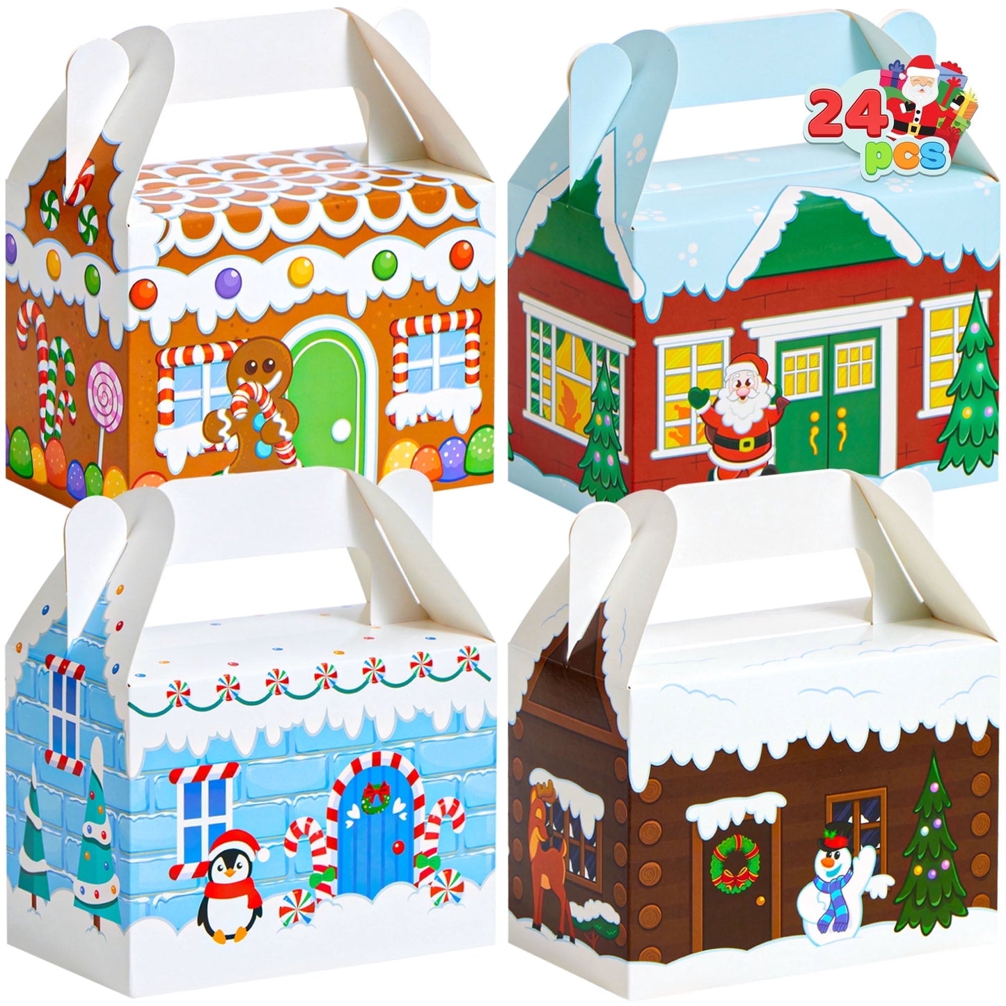 Joyfy 12 Pcs Christmas Shirt Gift Boxes with Lids for Presents, Large Robe Cardboard Boxes