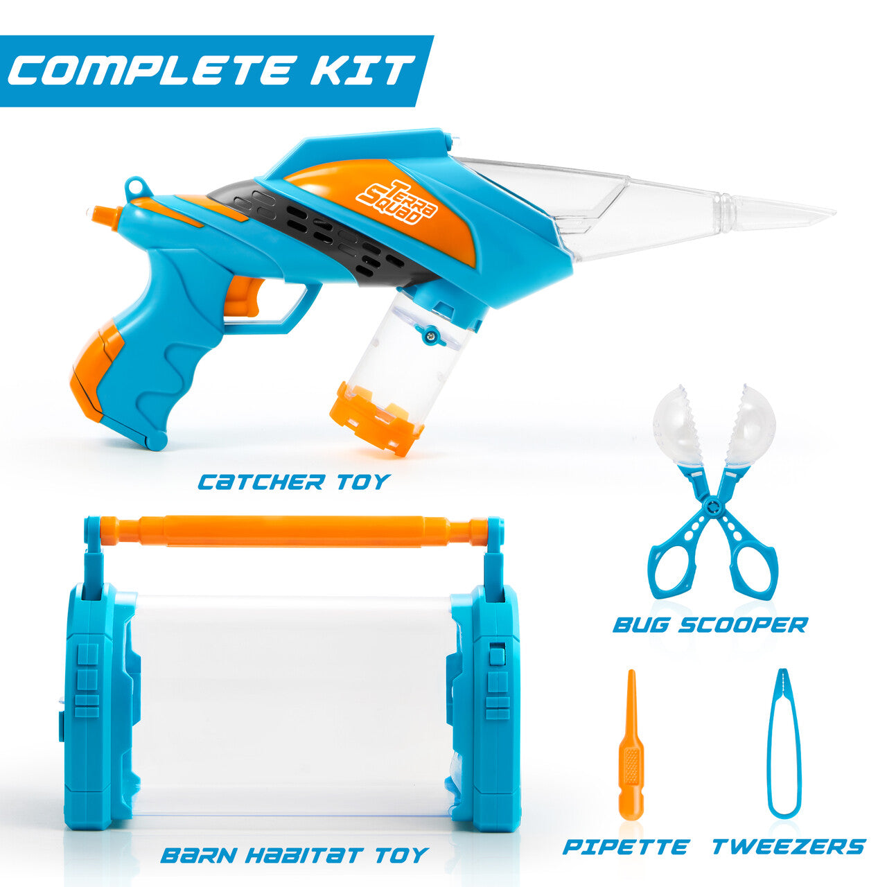 SYNCFUN Vacuum Bug Catcher, Bug Catcher Kit for Kids for Backyard Exploration, Includes Insect Casing with Magnification, Outdoor Gifts for Boys/Girls