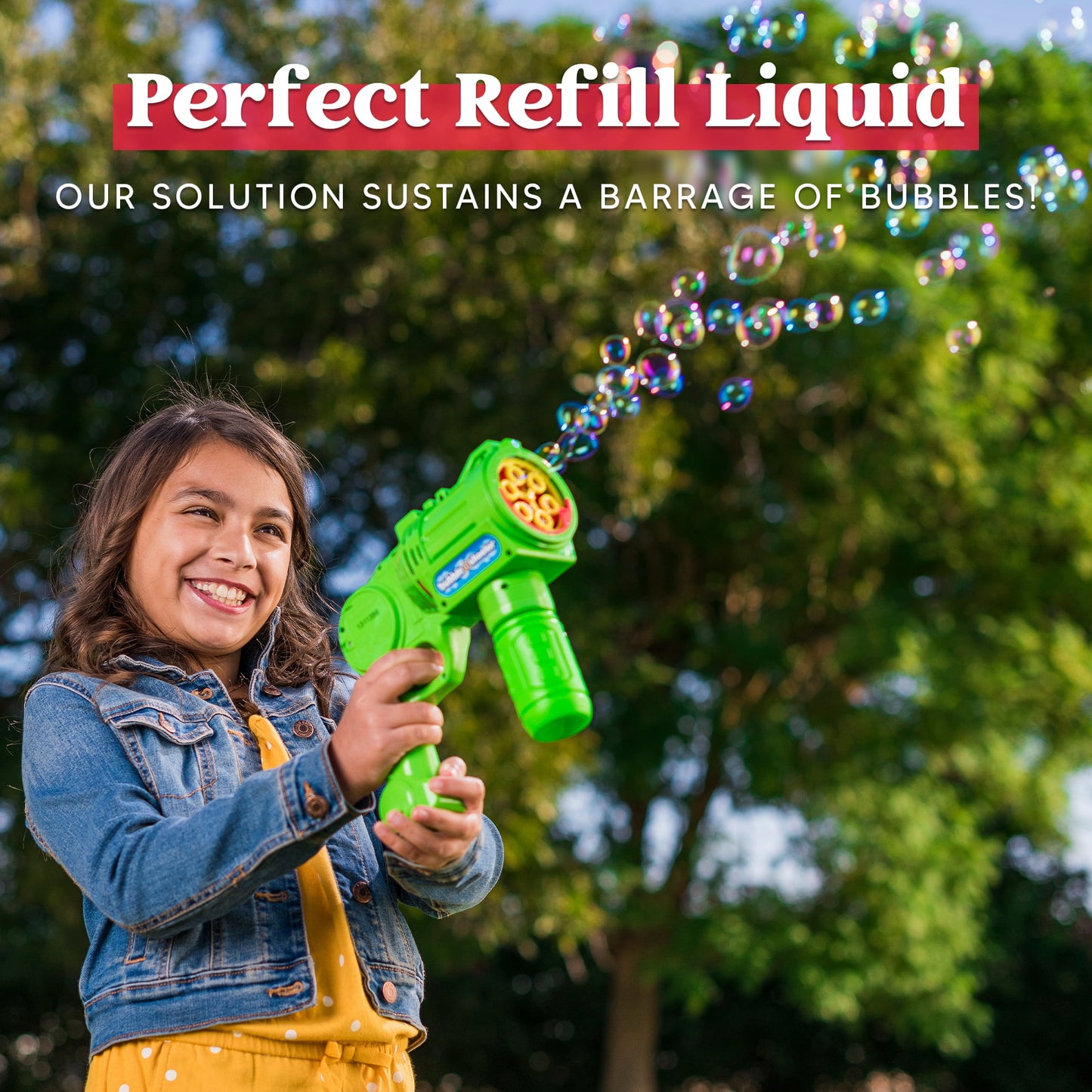 2 Bottles Bubble Solution Refill,64 oz Bubble Up to 5 Gallon for Kids,Bubble Gun,Bubble Gun Blower,Bubble Machine for Kids