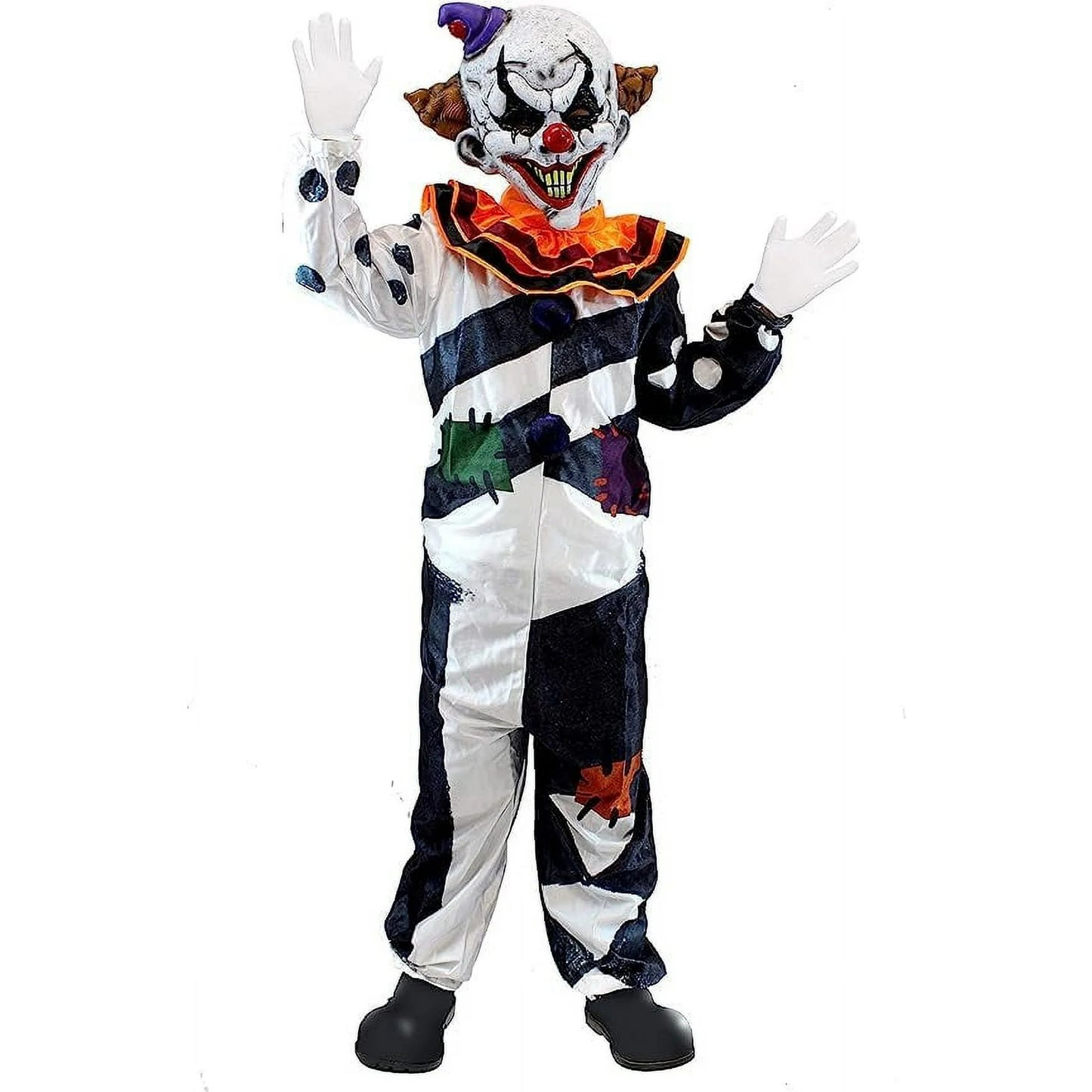 Spooktacular Creations Clown Child Costume Halloween Cosplay Set Clown Dress UP, Creepy Clown Costume, Art The Costume, M