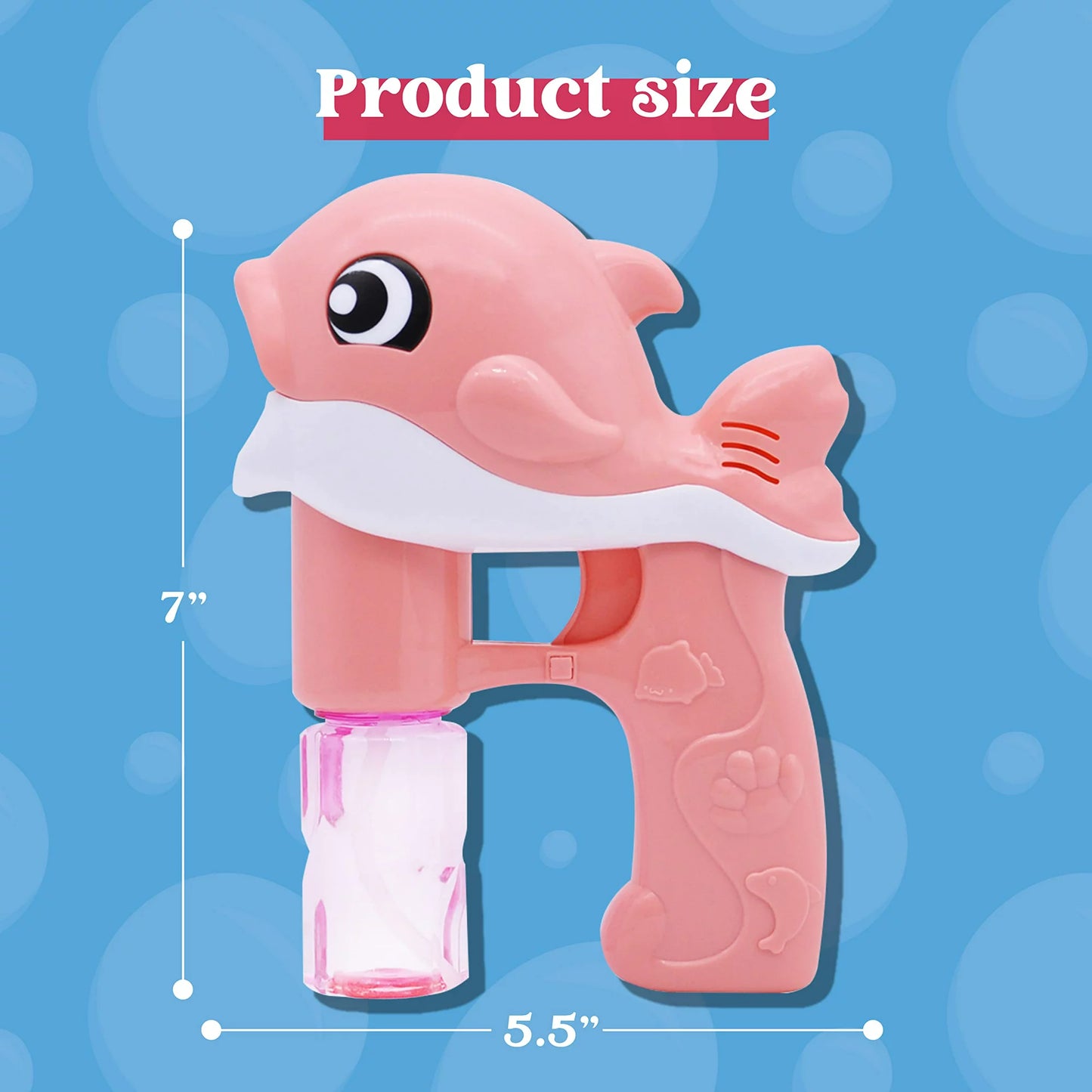 JOYIN 2 Bubble Guns Kit, Whale Automatic Bubble Maker Blower Machine with 4 Bubble Solutions for Kids, Bubble Blaster, Summer Toy, Birthday, Outdoor & Indoor Activity, Easter, Valentine Party Favors