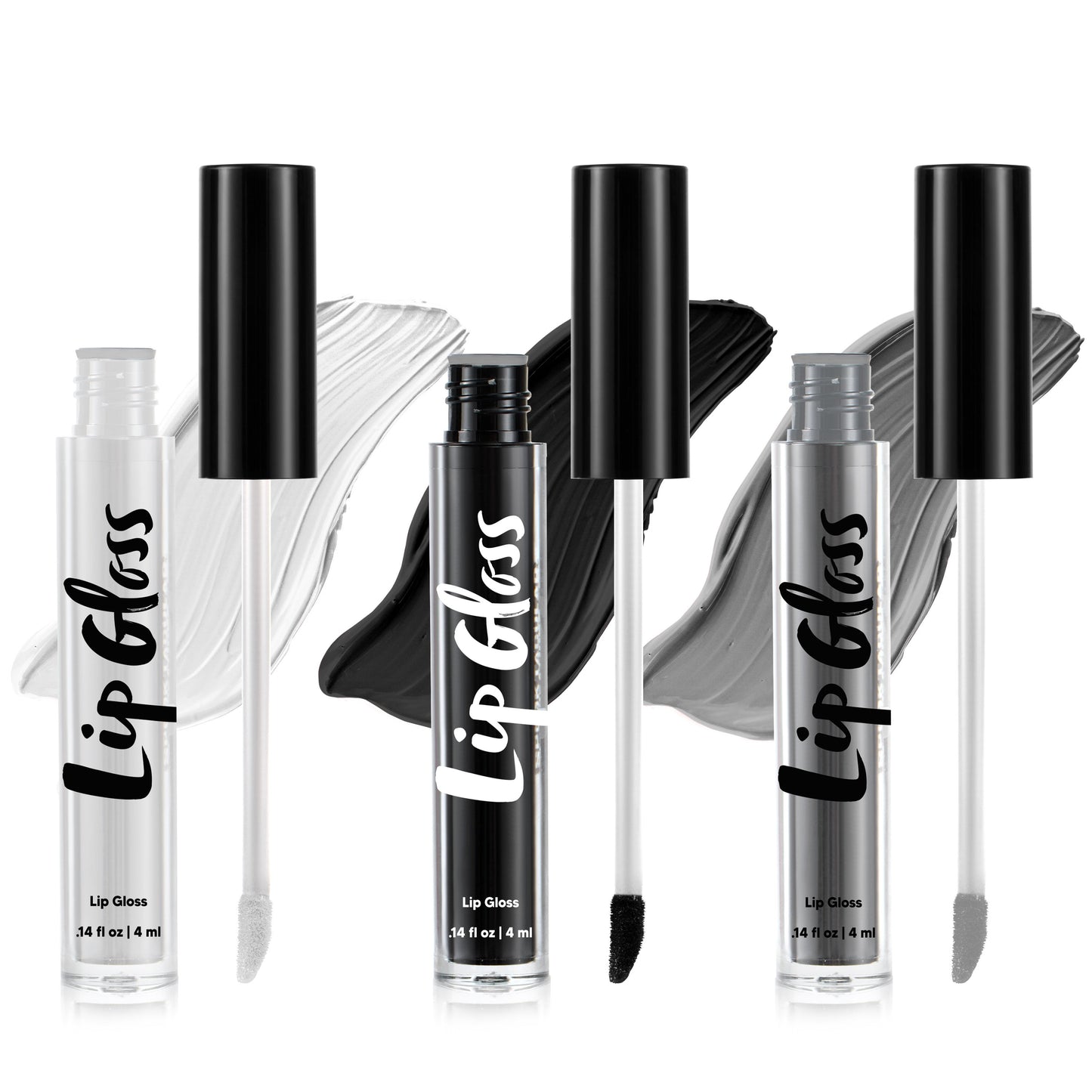 Syncfun 3 Pcs Halloween Makeup Lipstick Set,Halloween Matte Liquid Lipstick Black White Gray Waterproof Lip Gloss Set Face Paint SFX Makeup for Zombie Vampire Cosplay for Adult Women