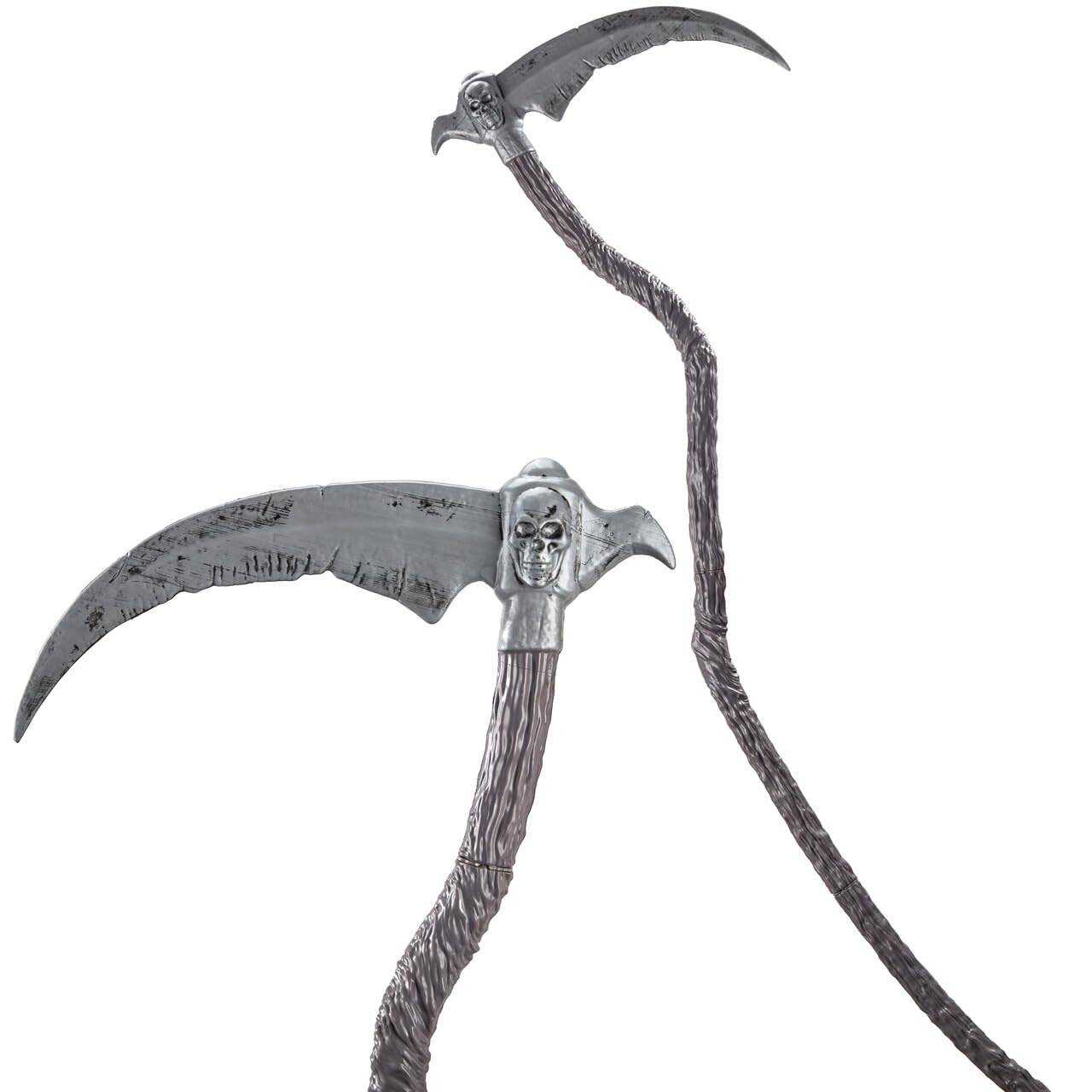 Joyfy 55inch Grim Reaper Scythe Halloween Accessories,Scythe Prop for Halloween Party Pretend Play Grim Reaper Costume,Halloween Dress Up
