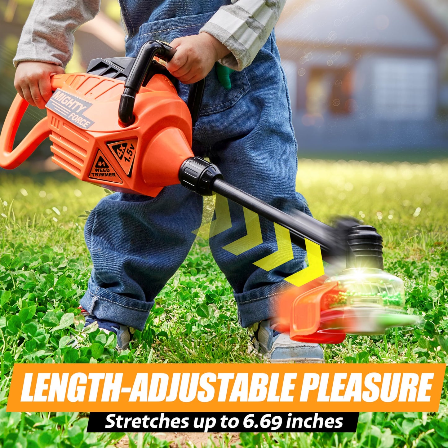 Syncfun Toddler-Friendly Electronic Weed Trimmer Toy- Interactive Gardening Play Tool with Lights & Sounds - Perfect Birthday Gift for Kids Ages 3+