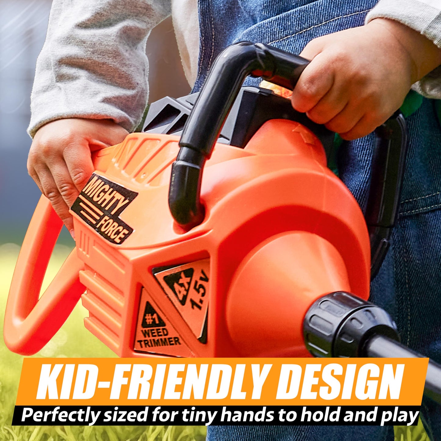 Syncfun Toddler-Friendly Electronic Weed Trimmer Toy- Interactive Gardening Play Tool with Lights & Sounds - Perfect Birthday Gift for Kids Ages 3+