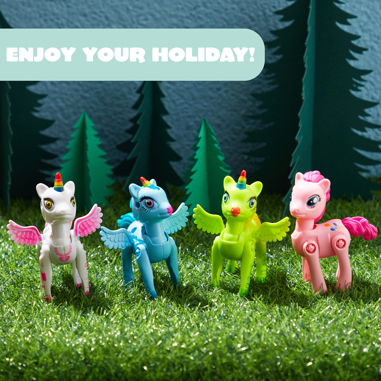 SYNCFUN 8 Pcs Easter Basket Stuffers with Unicorn Deformation Toys,3.5" Easter Exchange Toy for Girls Toddlers Kids,Classroom Prize Supplies,Birthday Gifts