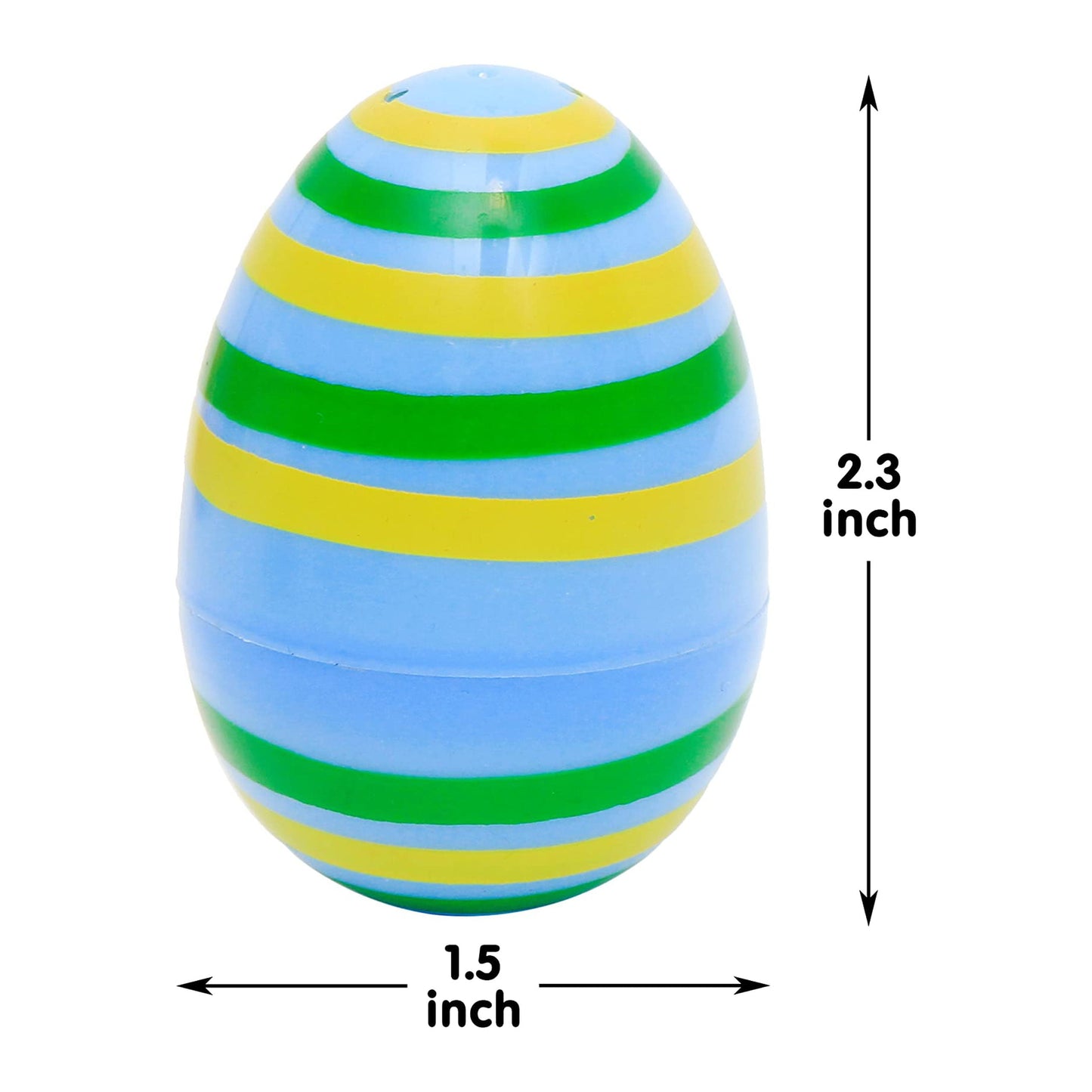200PCS 2.3" Plastic Easter Eggs Bulk, Large Easter Eggs Fillable for Easter Egg Hunt Basket Stuffed, Party Favors and Decoration, Easter Goodie Bags for Kids