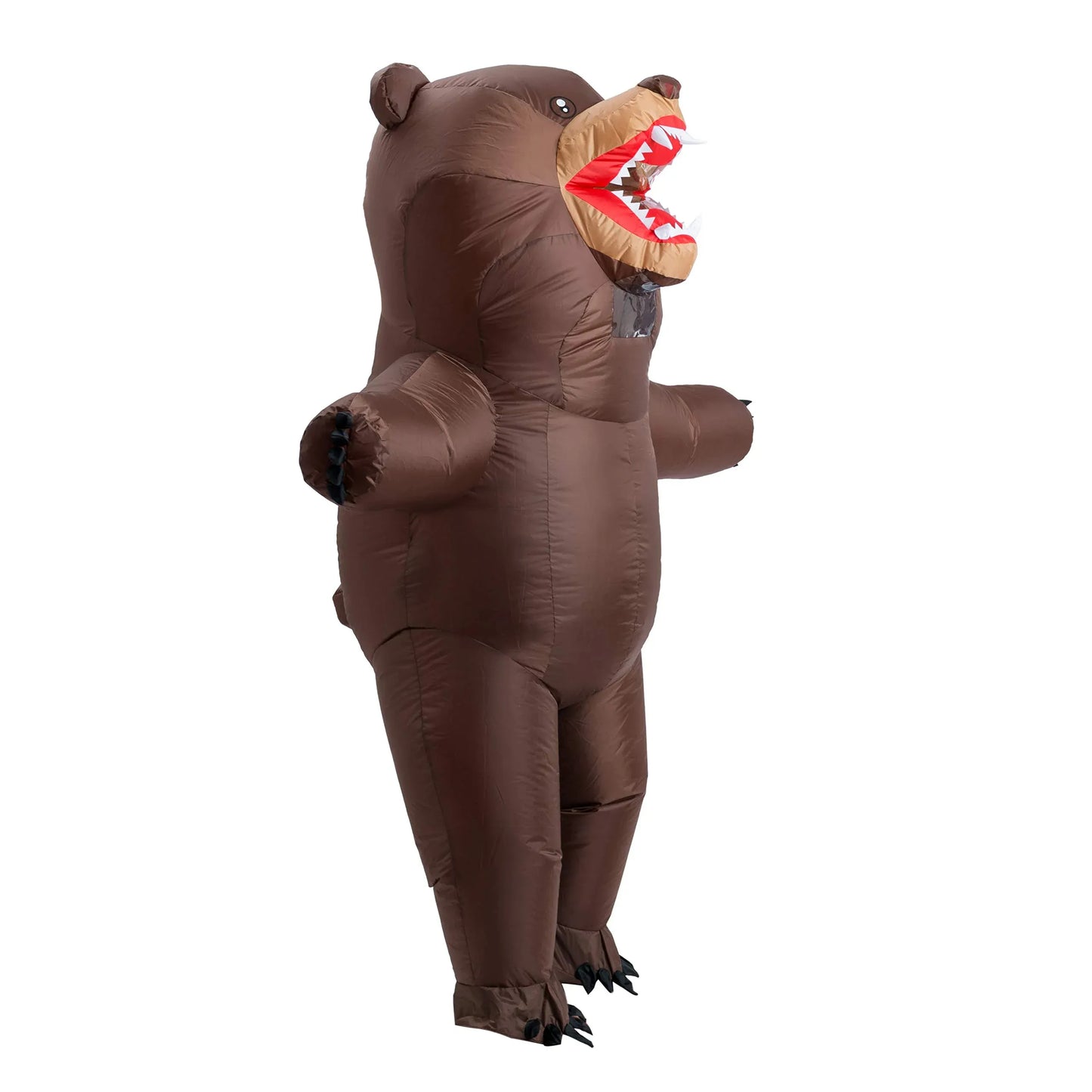 Syncfun Inflatable Costume for Kids, 8Ft Full Body Bear Air Blow-up Brown Suit Halloween Costume for Toddler Child