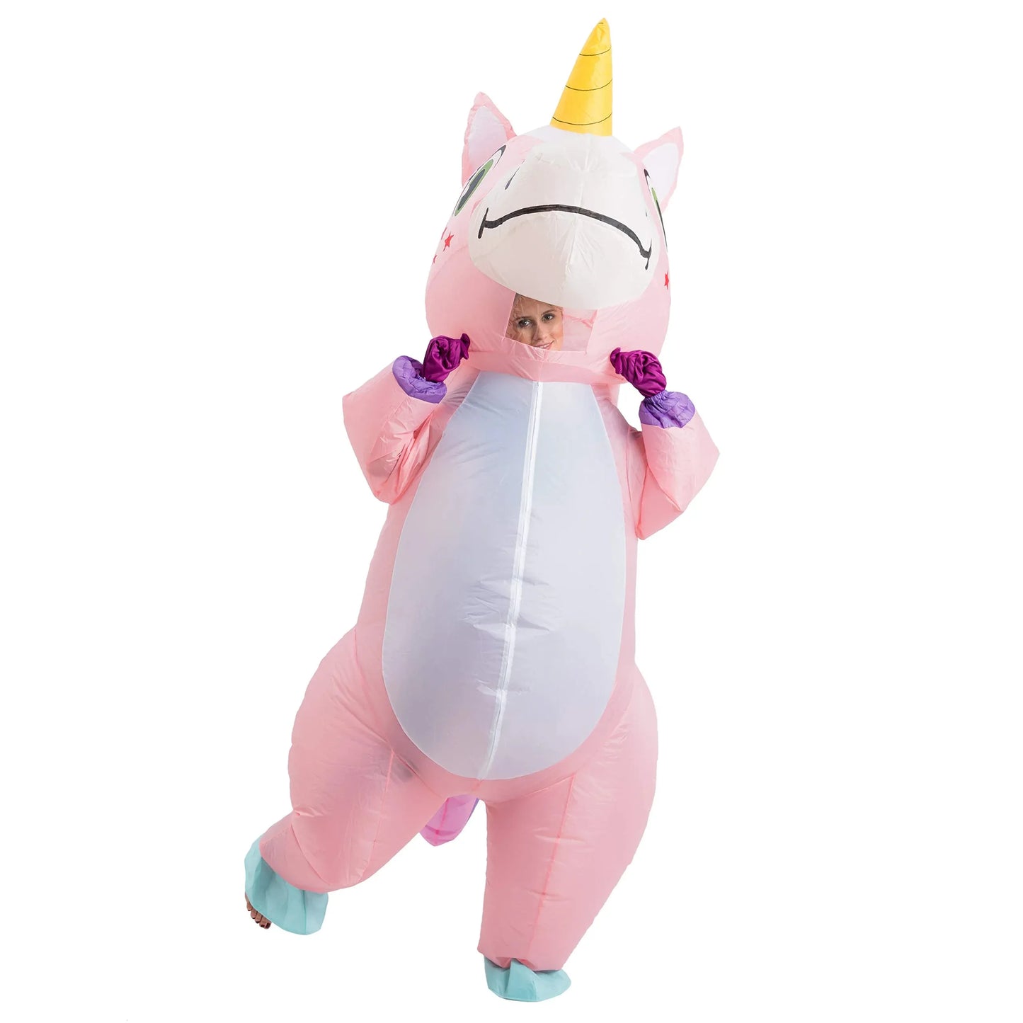 Syncfun Inflatable Costume for Adults, Full Body Unicorn Air Blow-up Halloween Costume Dress Up