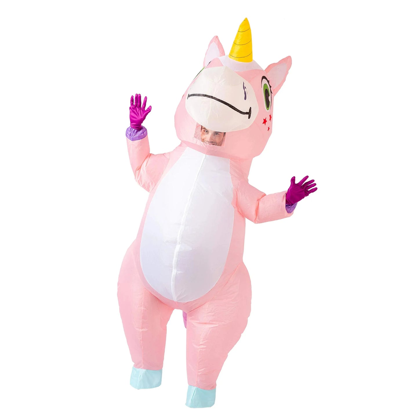 Syncfun Inflatable Costume for Adults, Full Body Unicorn Air Blow-up Halloween Costume Dress Up