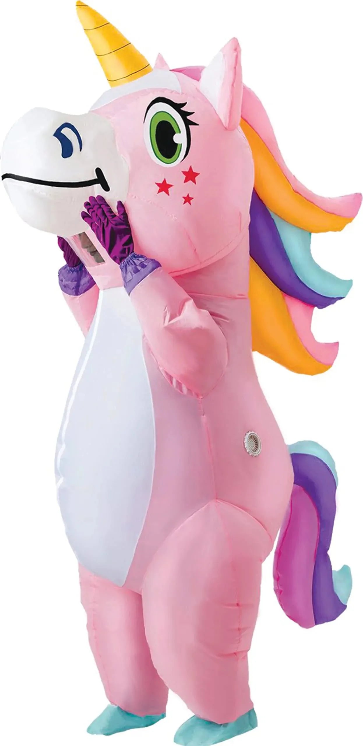 Syncfun Inflatable Costume for Adults, Full Body Unicorn Air Blow-up Halloween Costume Dress Up