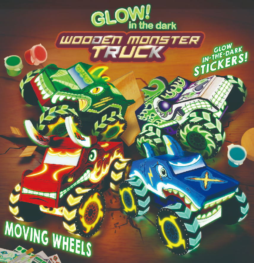 Joyfy Glow-in-the-dark Monster Painting Kit