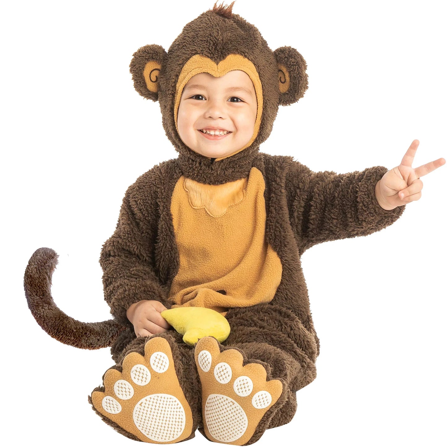 Syncfun Baby Monkey Costume for Infant Halloween Trick or Treating Costume for 18-24 Months